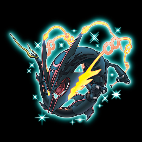 Pokemon Rayquaza shiny forme