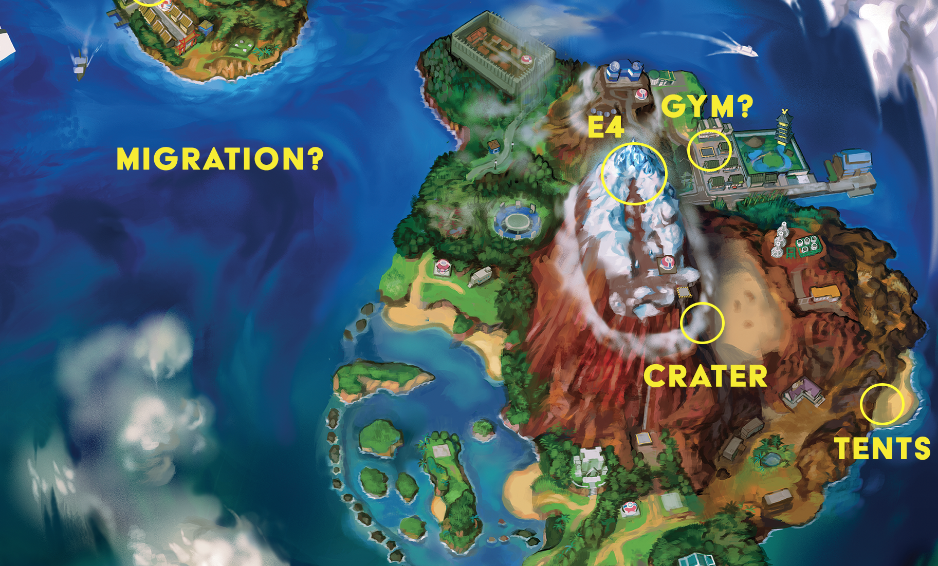 Map of all Pokémon locations in Ultra Sun/Ultra Moon for Melemele Island :  r/PokeMoonSun