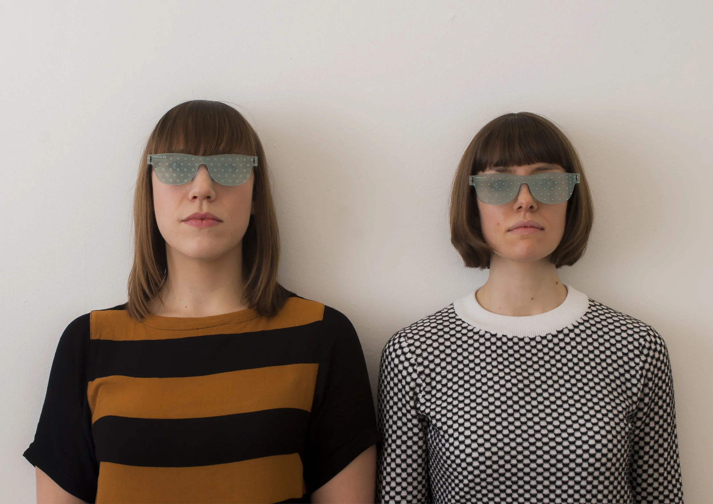 Me and Miriam Quick: an incredibly serious, highly professional portrait of two collaborators