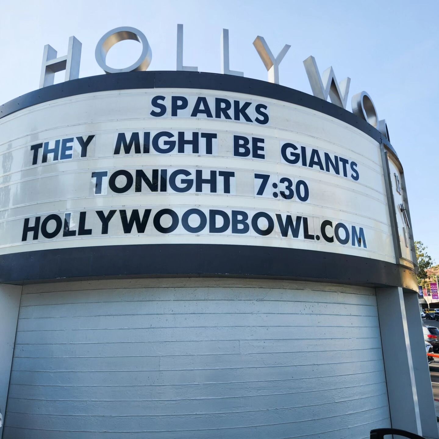 I had an incredible night at the Hollywood Bowl seeing Sparks with They Might Be Giants last night. It was so great hearing the horns with TMBG! And it was an emotional show for Sparks as they wrapped up their tour, and director Edgar Wright showed u