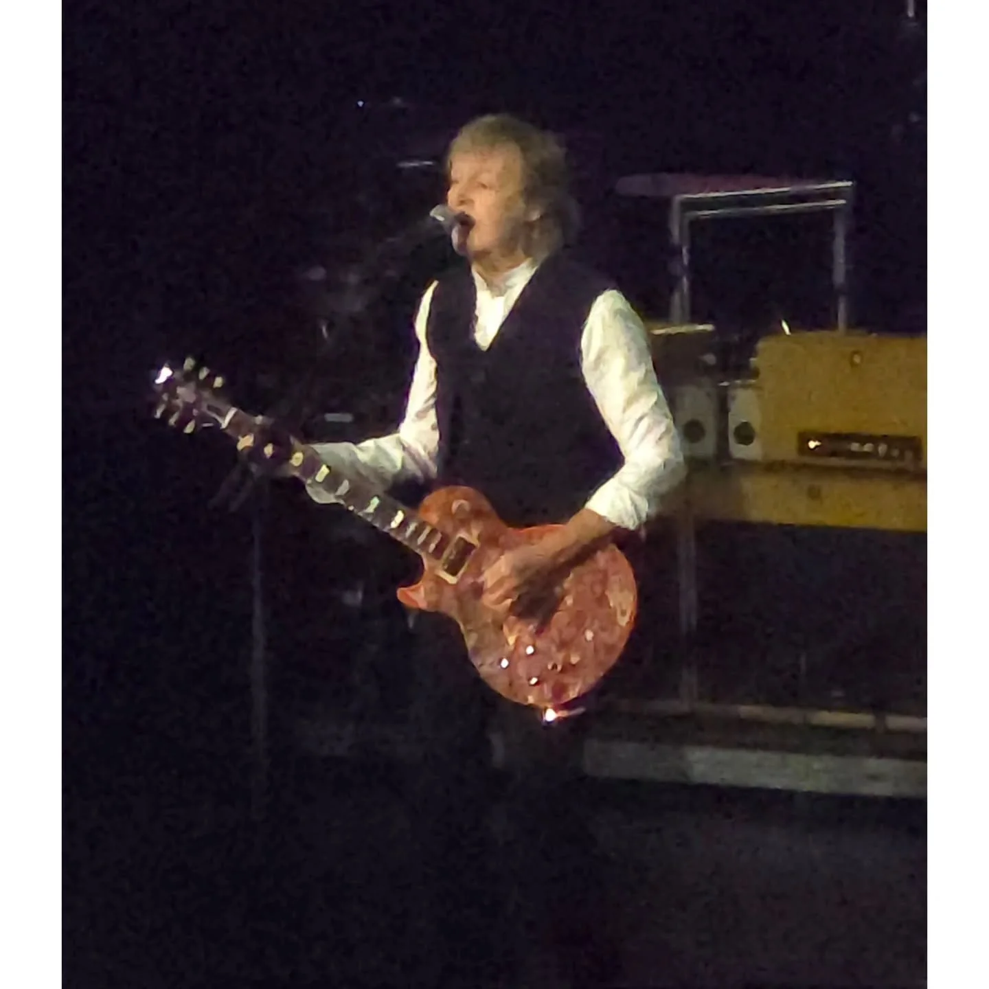 This past Monday, I got to see Paul McCartney kick off his latest tour at the Acrisure Arena in Palm Desert, CA! Tickets were super expensive - most in the thou$ands. So I waited until the morning of to buy mine, then hopped in a car with my friend! 