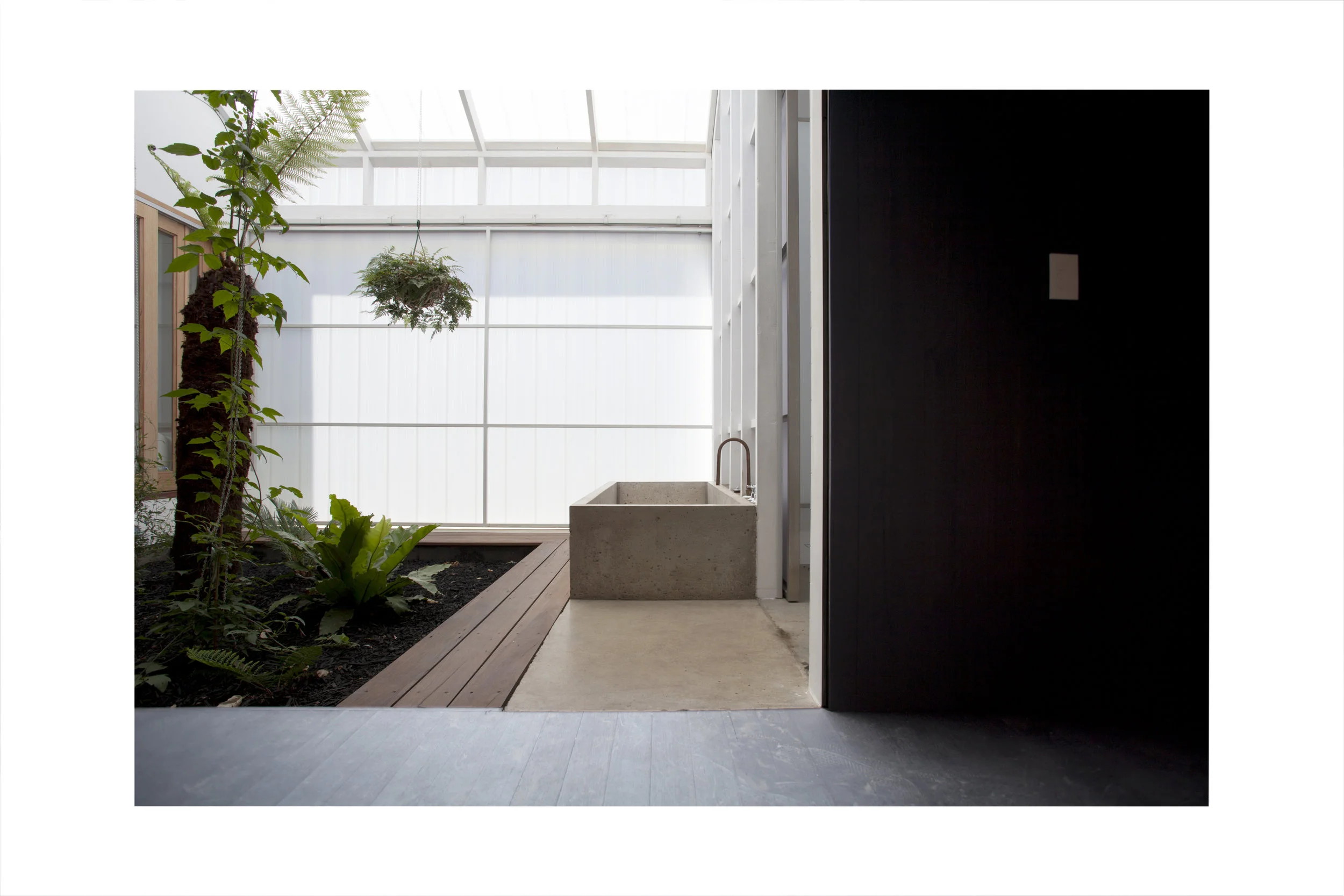 Hand build and designed Internal/External Concrete bath. Enough said. 