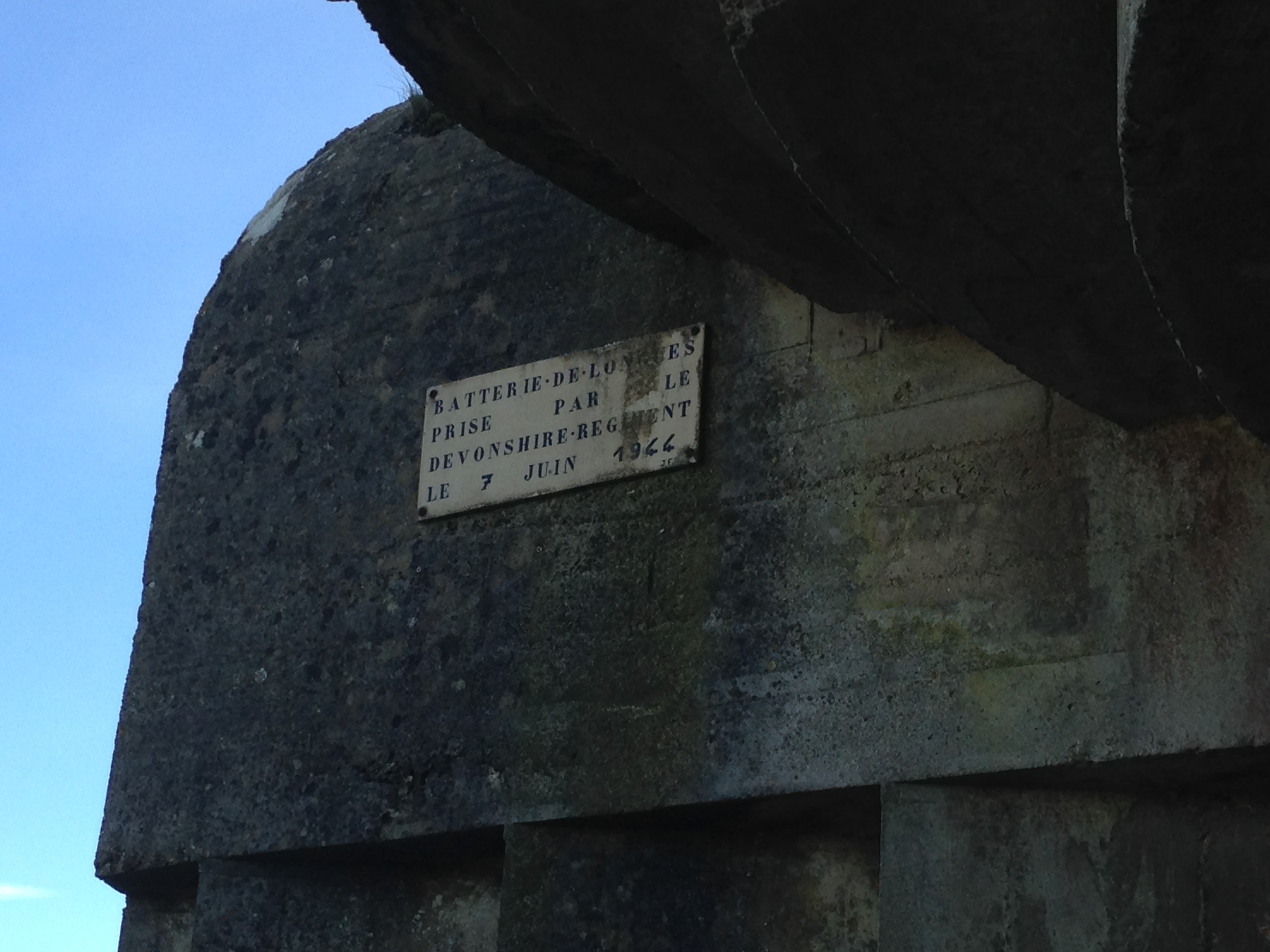 This German battery was captured by the Devonshire Regiment on the 7th of June, 1944.