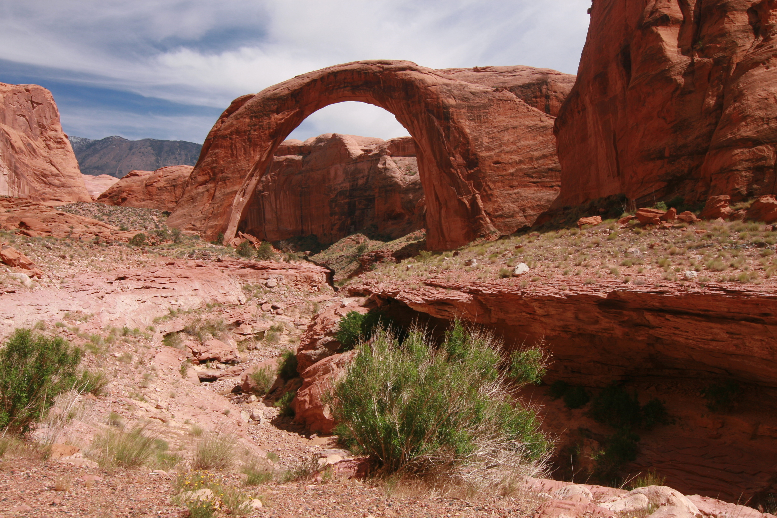 Rainbow Bridge near Lake Powell in the Glen Canyon National Recreation Area—a destination popular with 200,000-300,000 visitors annually