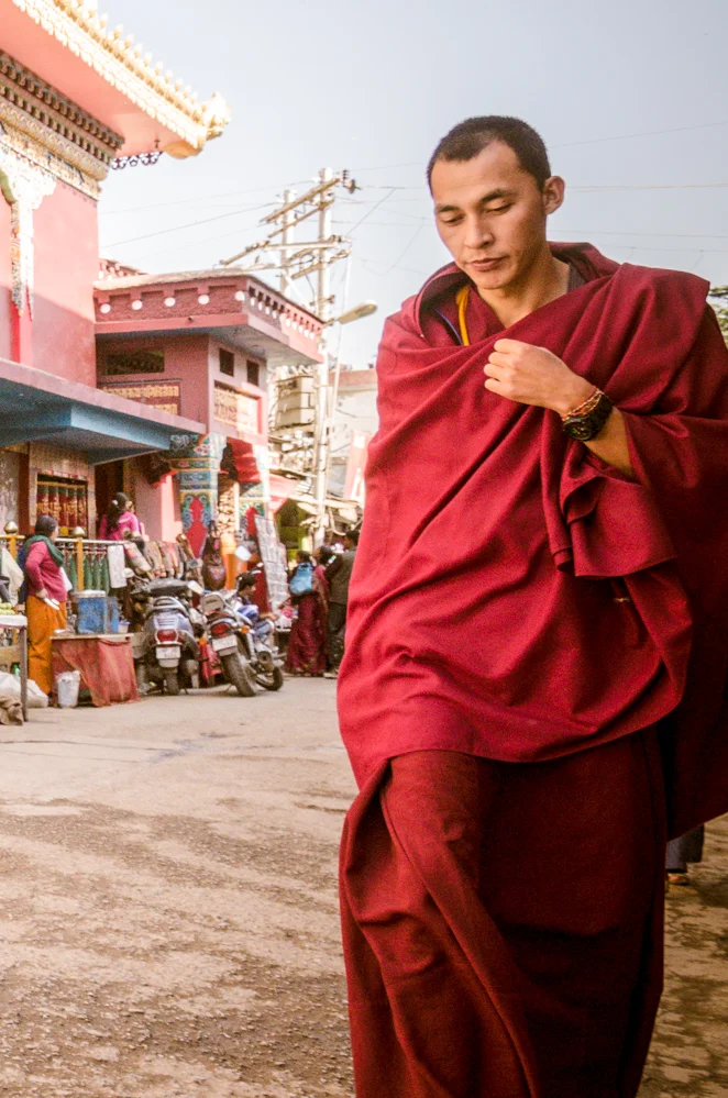 The final destination for many Tibetan
refugees is the Himalayan town of McLeod
Ganj.