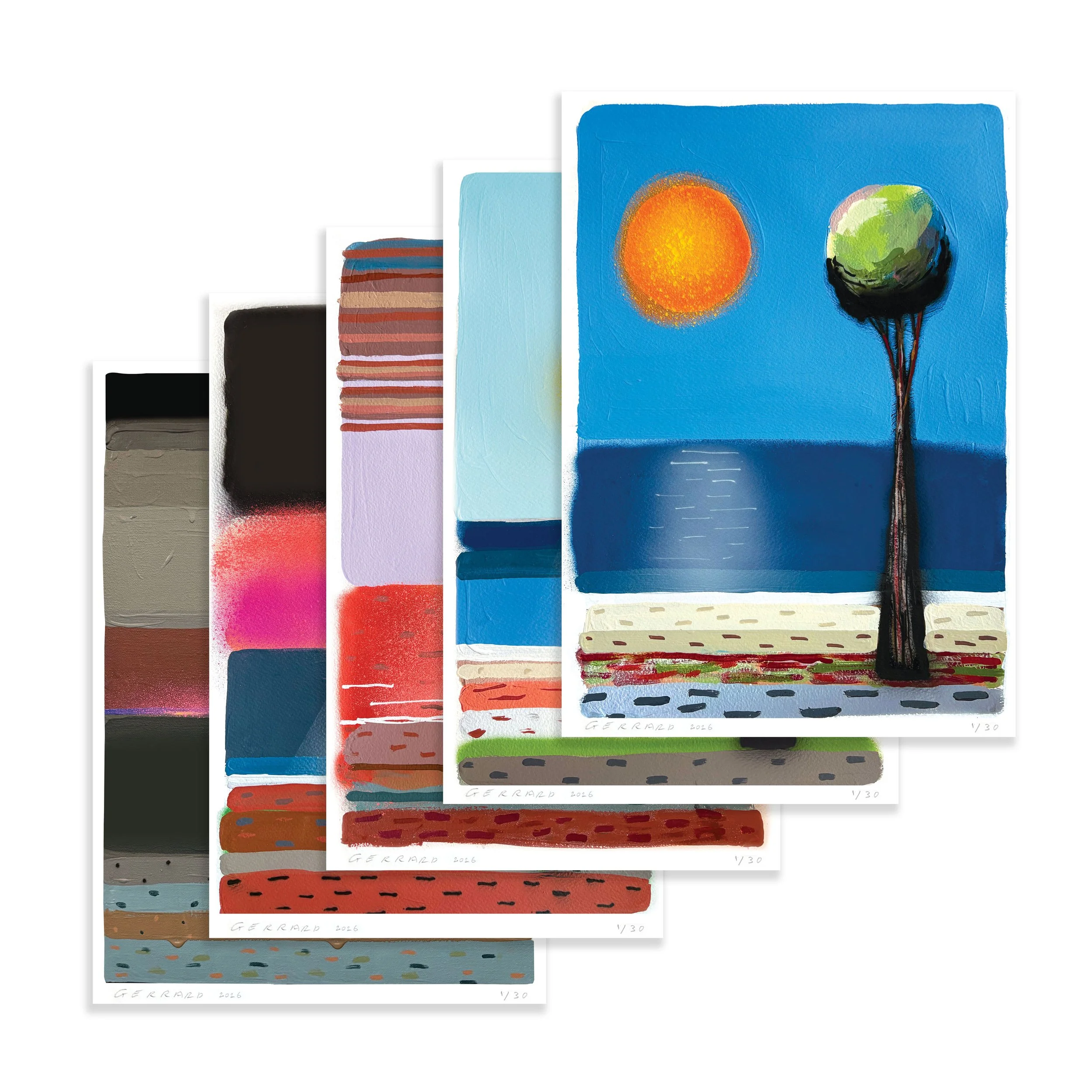 The Sunrise - Print set