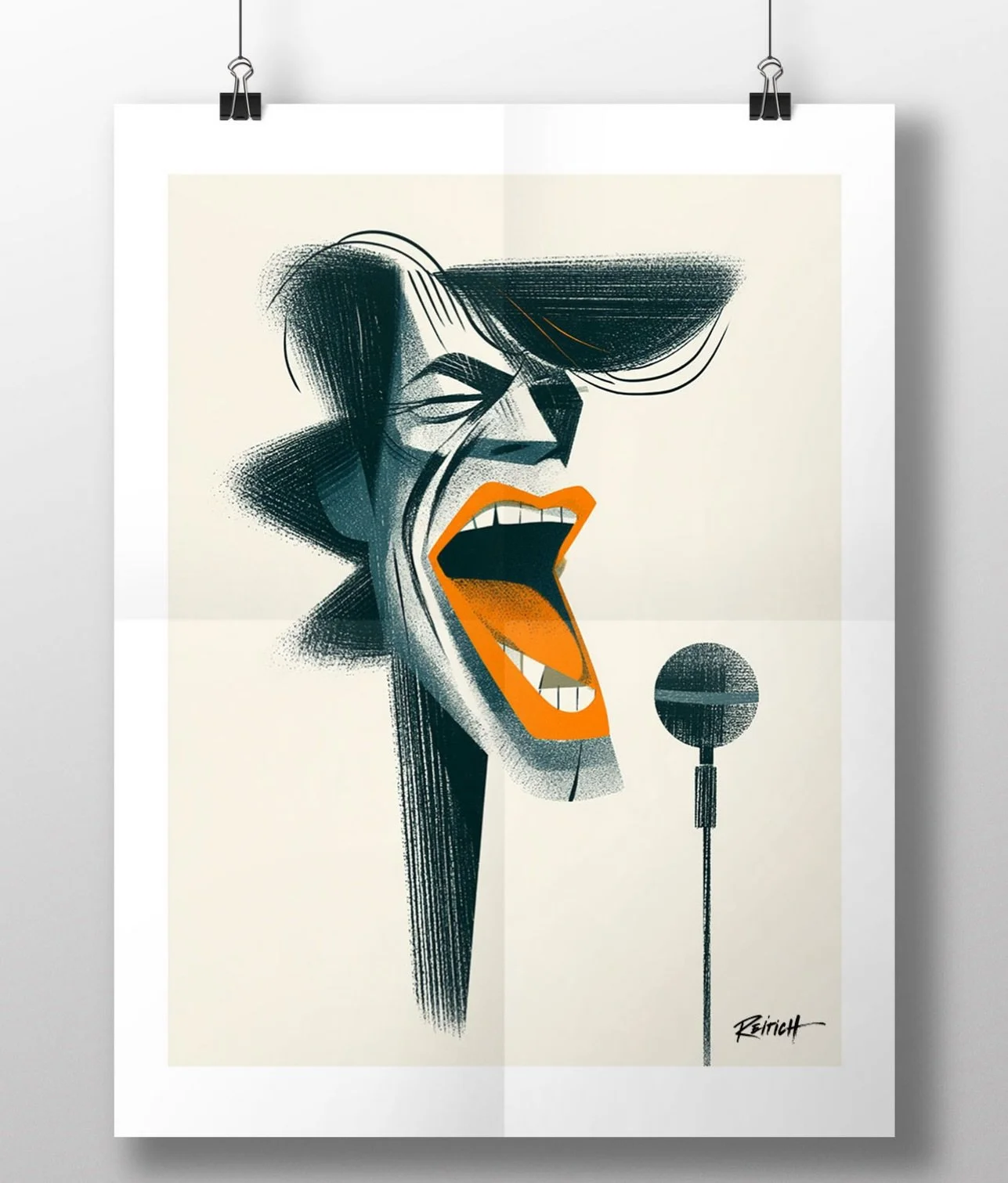Mick Jagger | Music Legend Series 
Original Artwork by Bernardo Reitich
Limited Edition Prints available at reitich.con/shop

#mickjagger #rollingstones #reitich