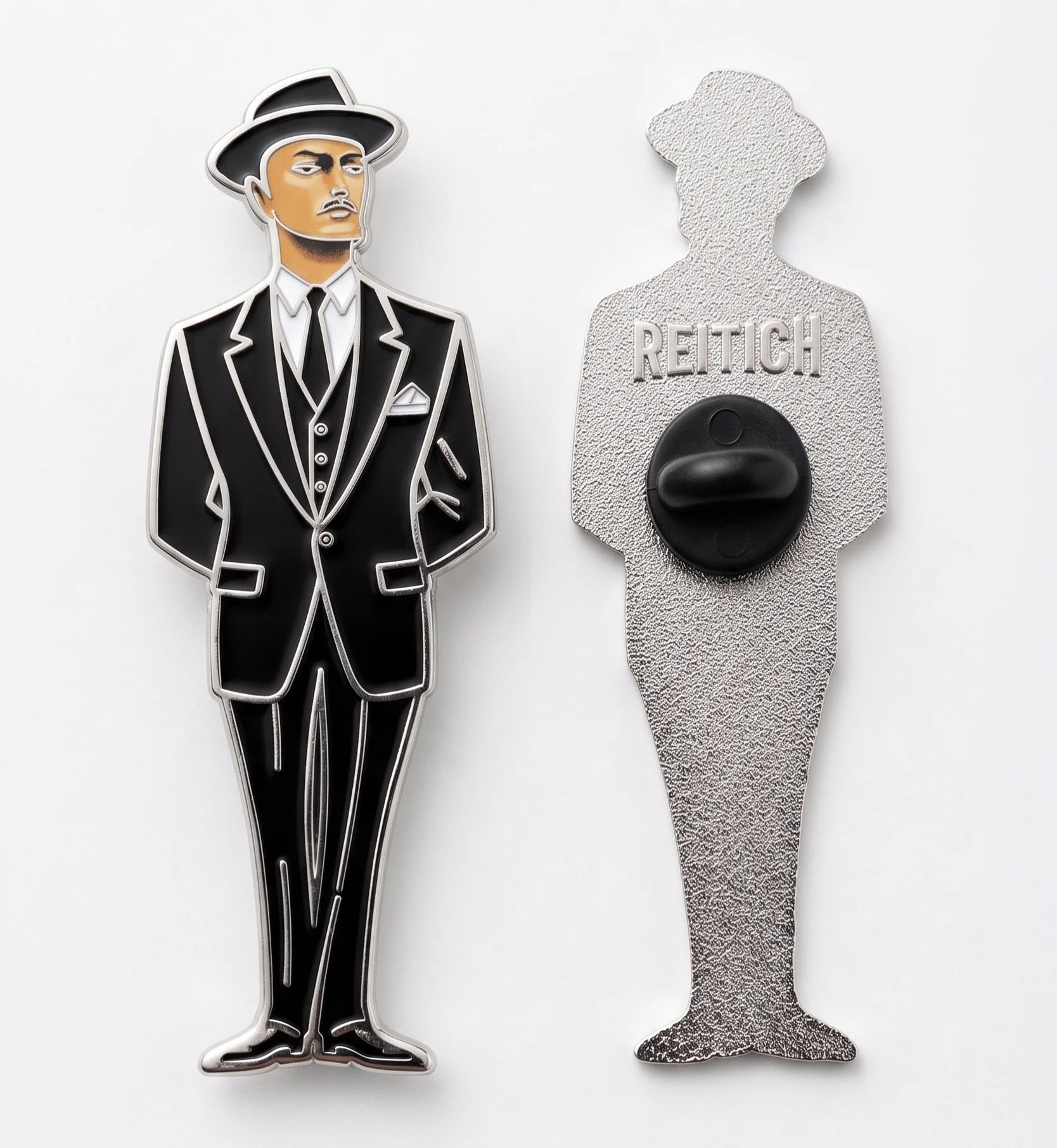 JOS&Eacute; GREGORIO HERN&Aacute;NDEZ PIN Faith. Culture. Venezuelan icon.

A REITICH interpretation of Jos&eacute; Gregorio Hern&aacute;ndez, one of Venezuela&rsquo;s most beloved and recognizable figures. This collectible enamel pin reimagines his 