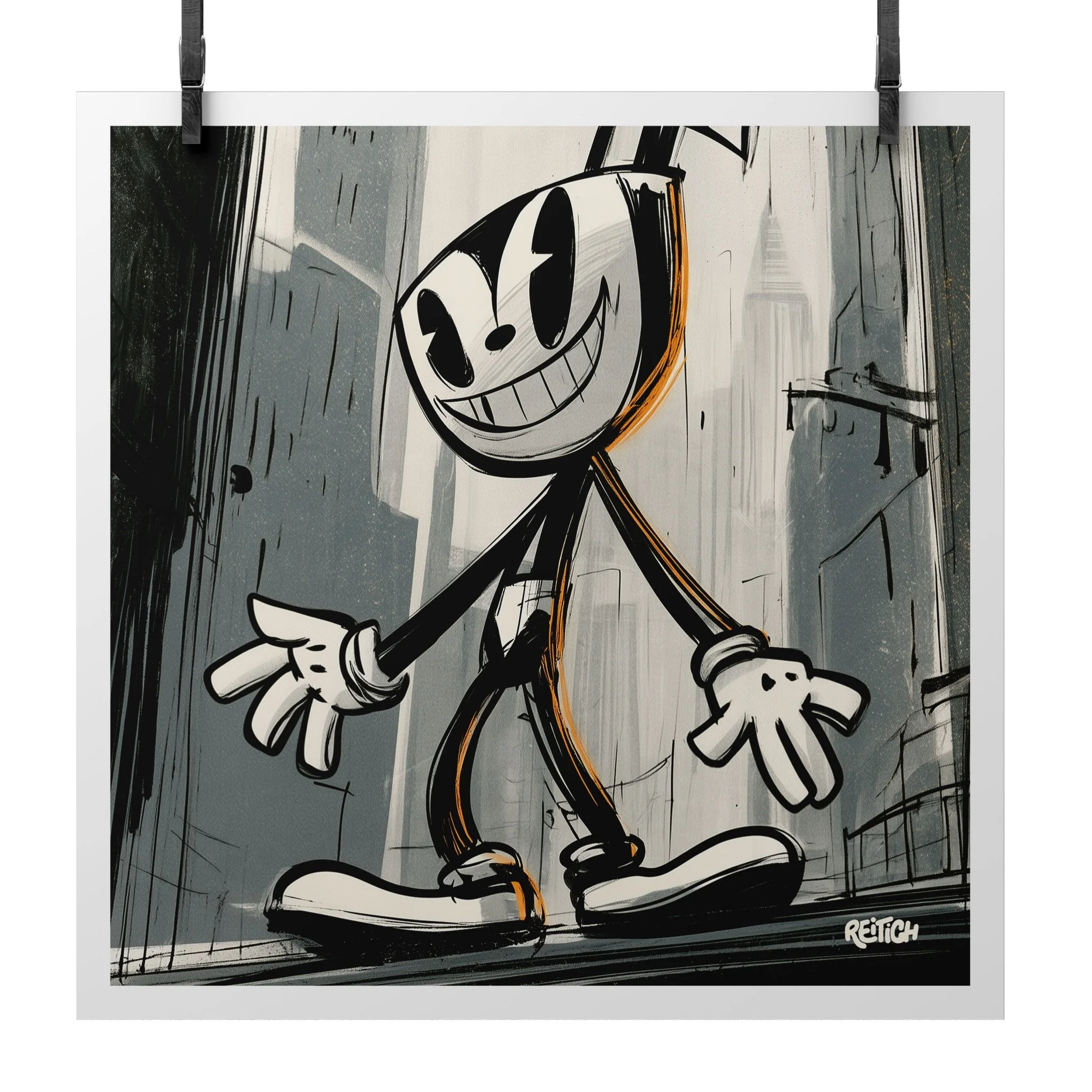 Meet Graffito. Big grin, zero worries, questionable intentions.
A little vintage cartoon, a little street trouble, and always ready for whatever the city throws at him. Prints available at reitich.com/shop

#graffito #collectibles #reitich