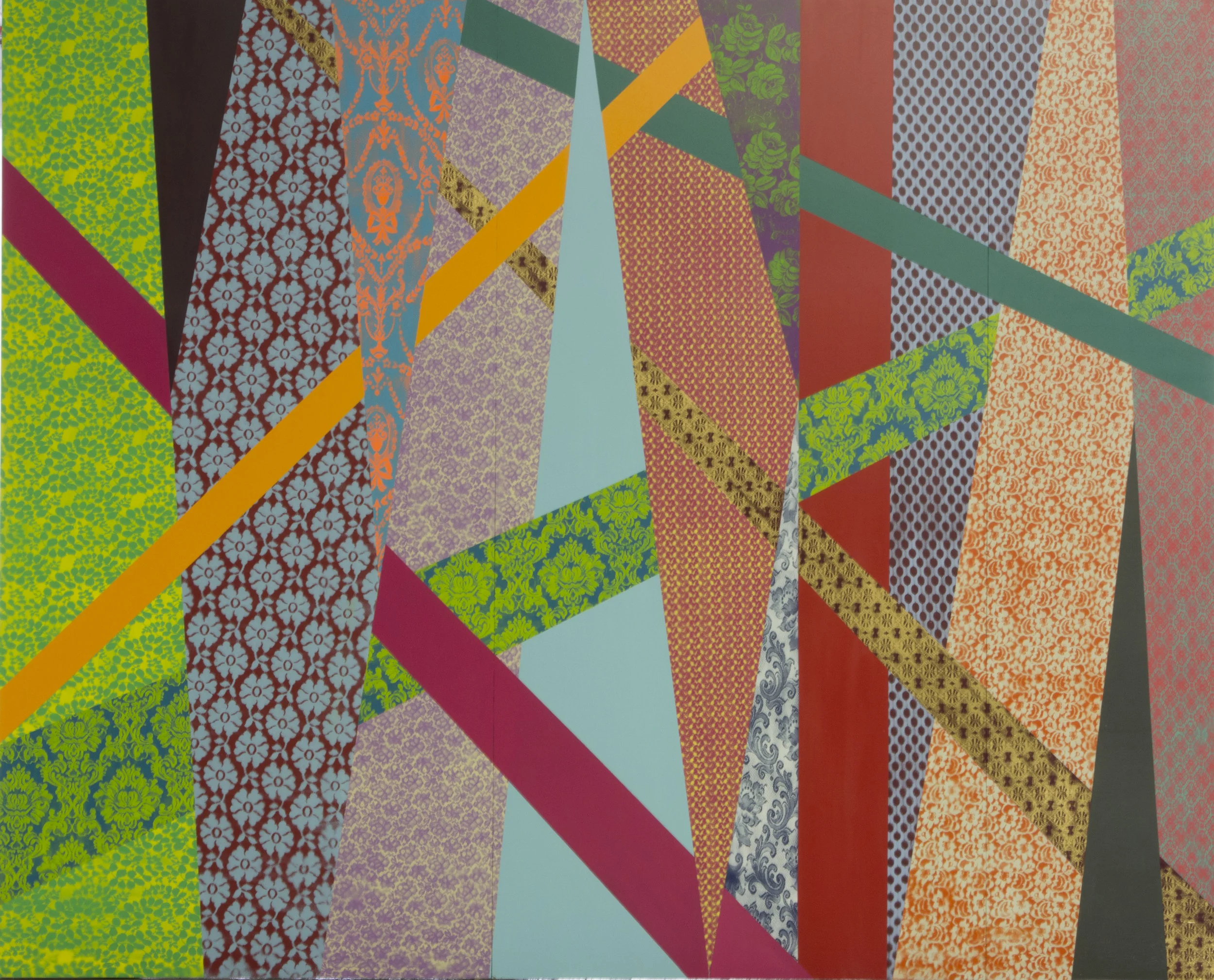 Spray Paint on Panel. 96x120"