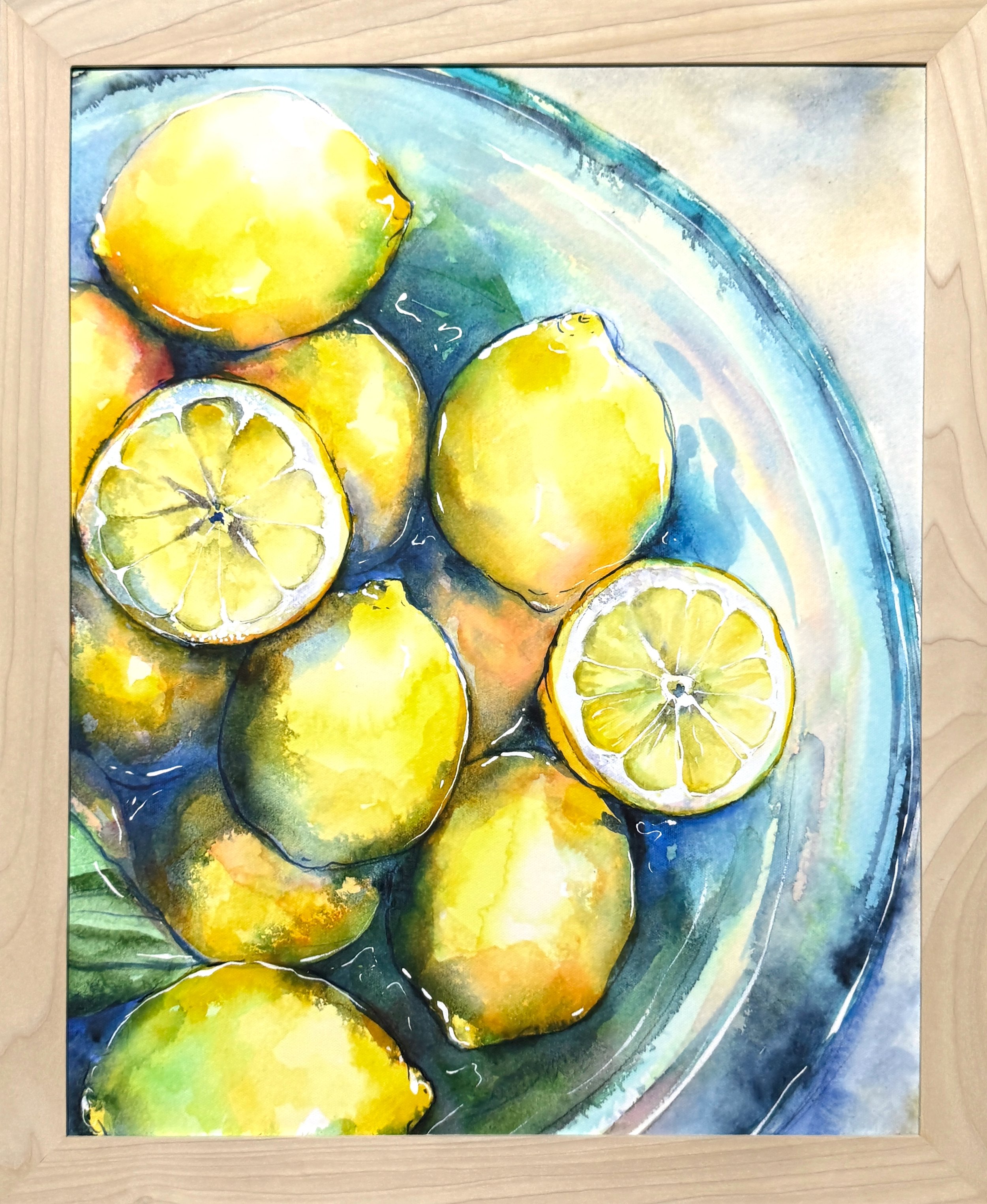 "Bowl of Lemons" 16x20 Giclee Print