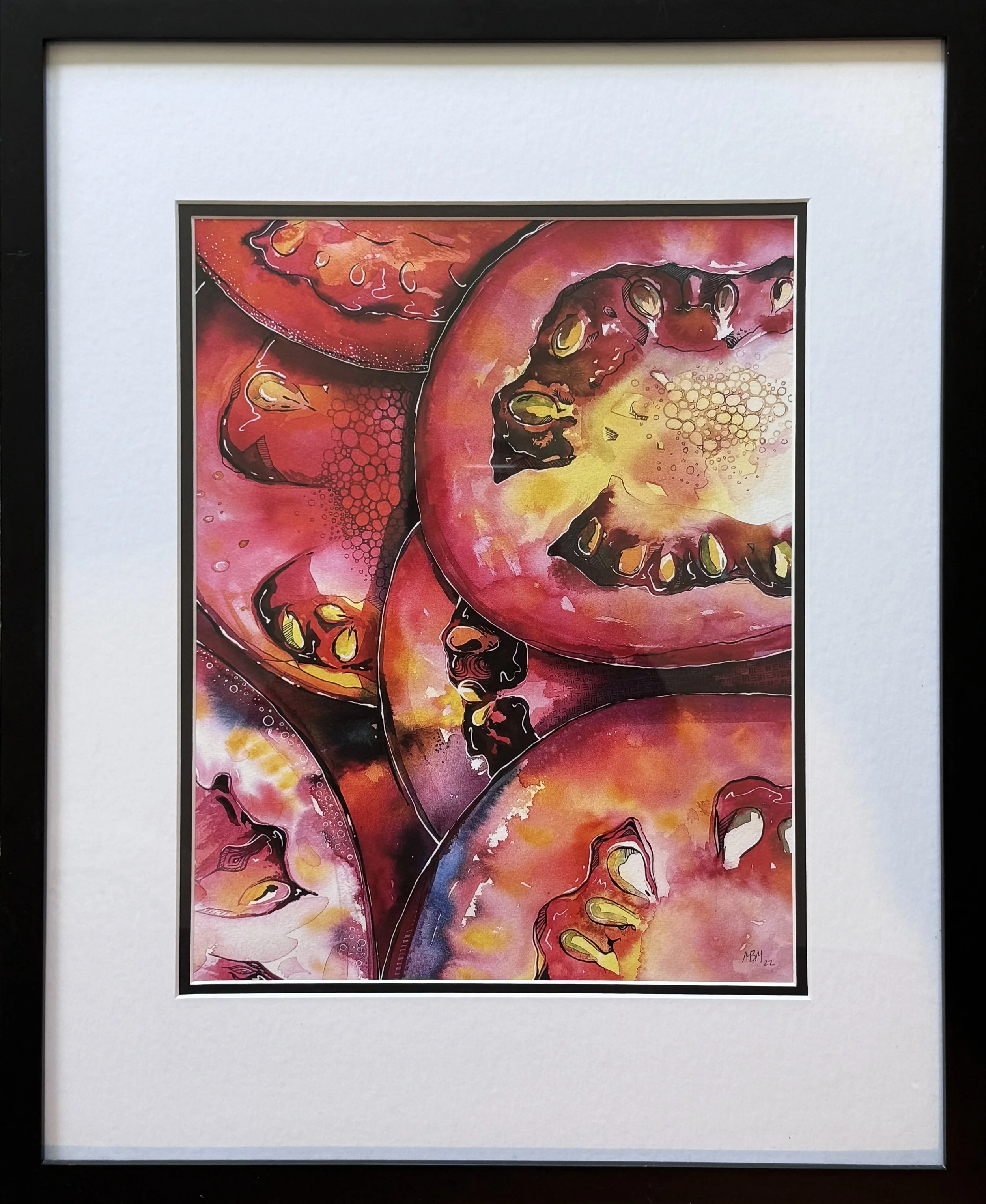 "Heirloom Tomatoes" Print 16x20