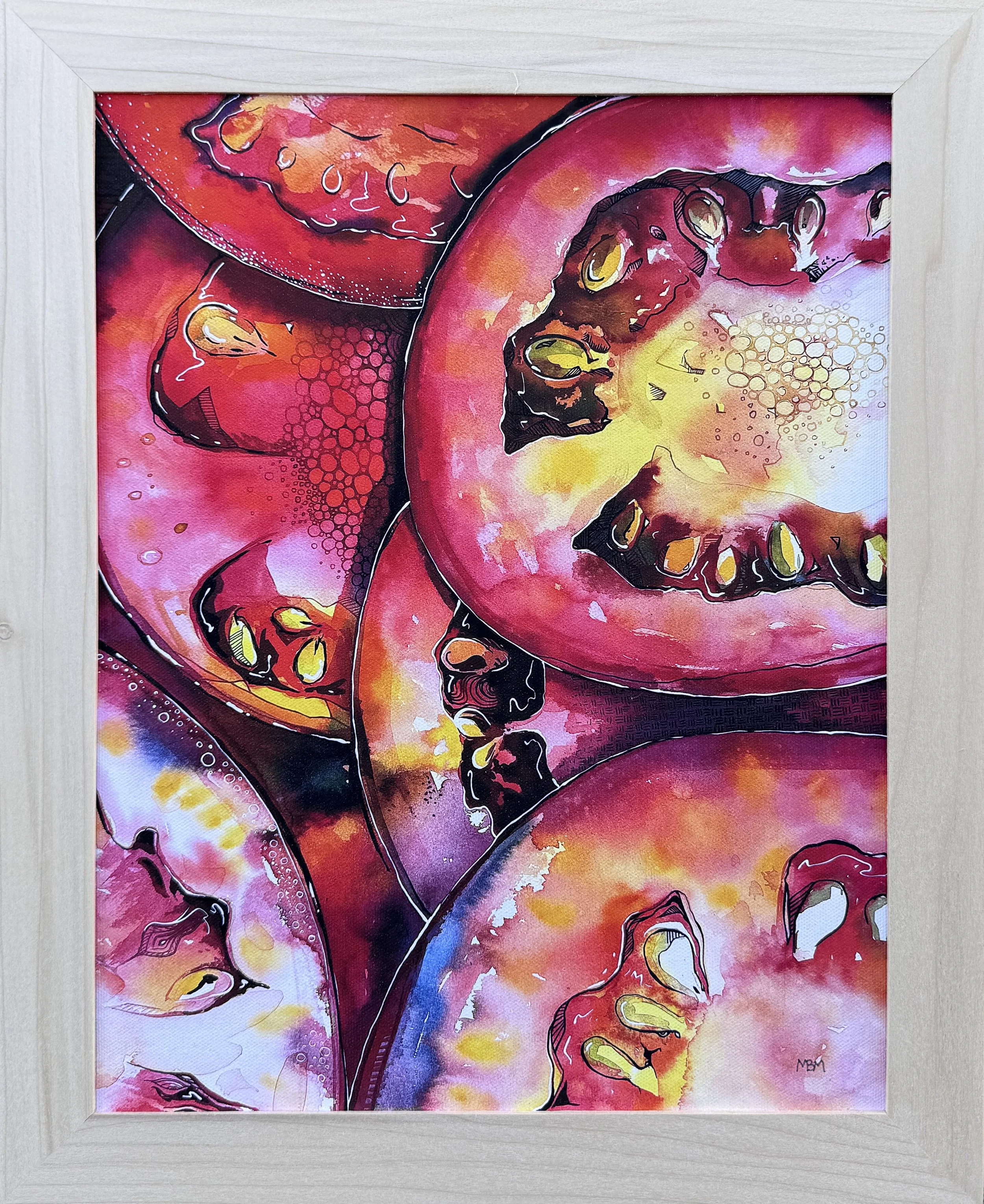 HeirloomRomaTomatoesgicleeprintwithframe.jpg