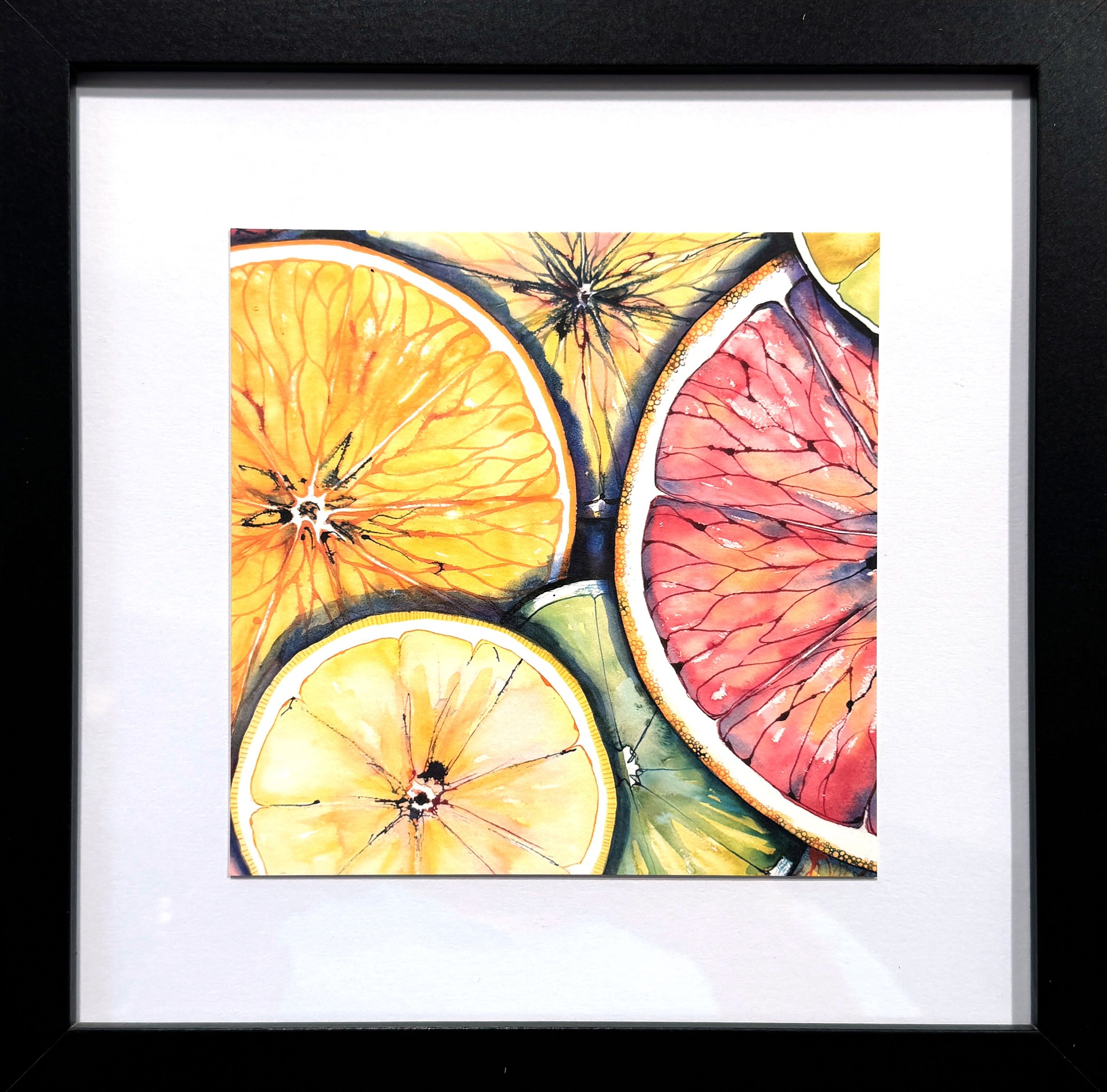 Citrus Medley in Black Frame
