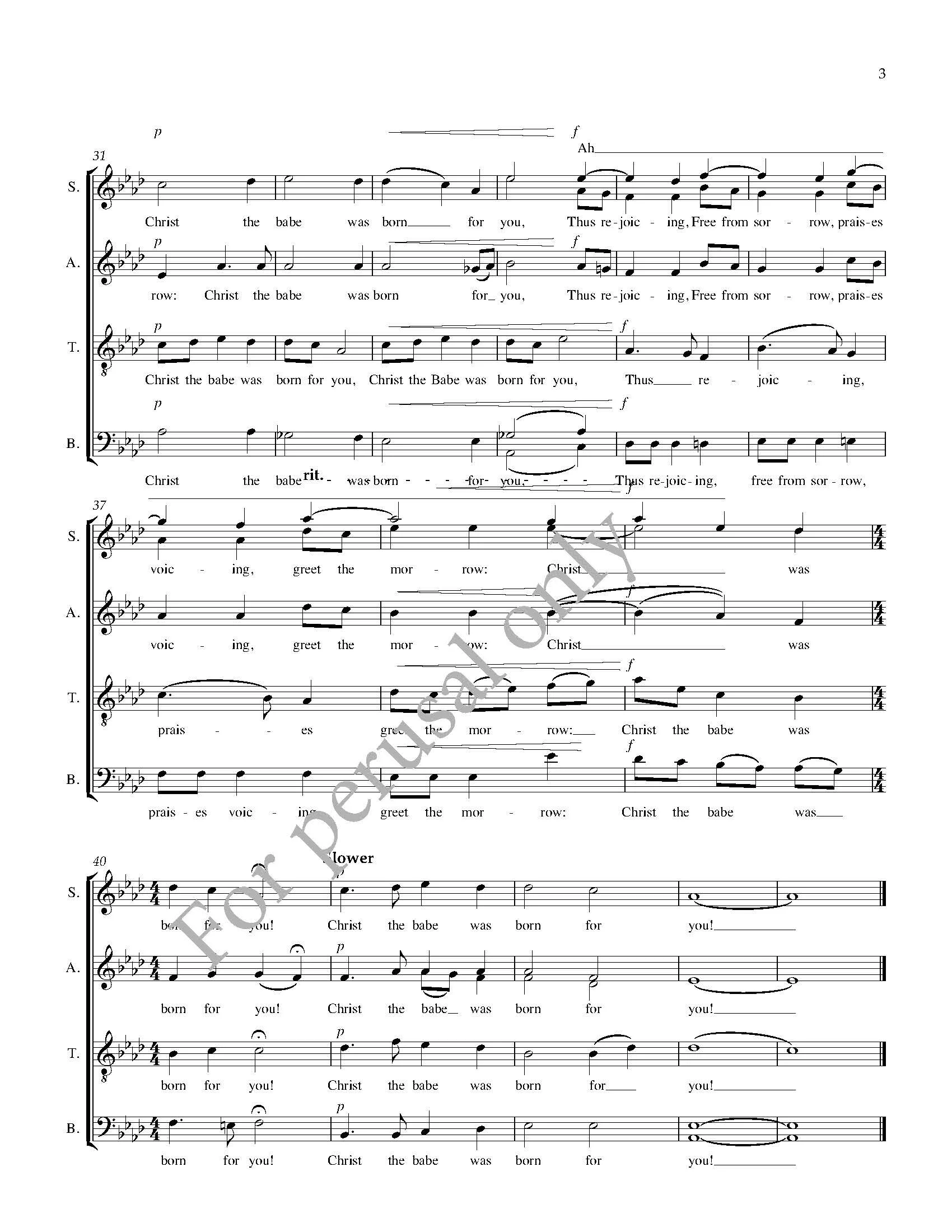 SCORE - Preview Infant Holy, Infant Lowly for SATB a cappella, arr_Page_3.jpg