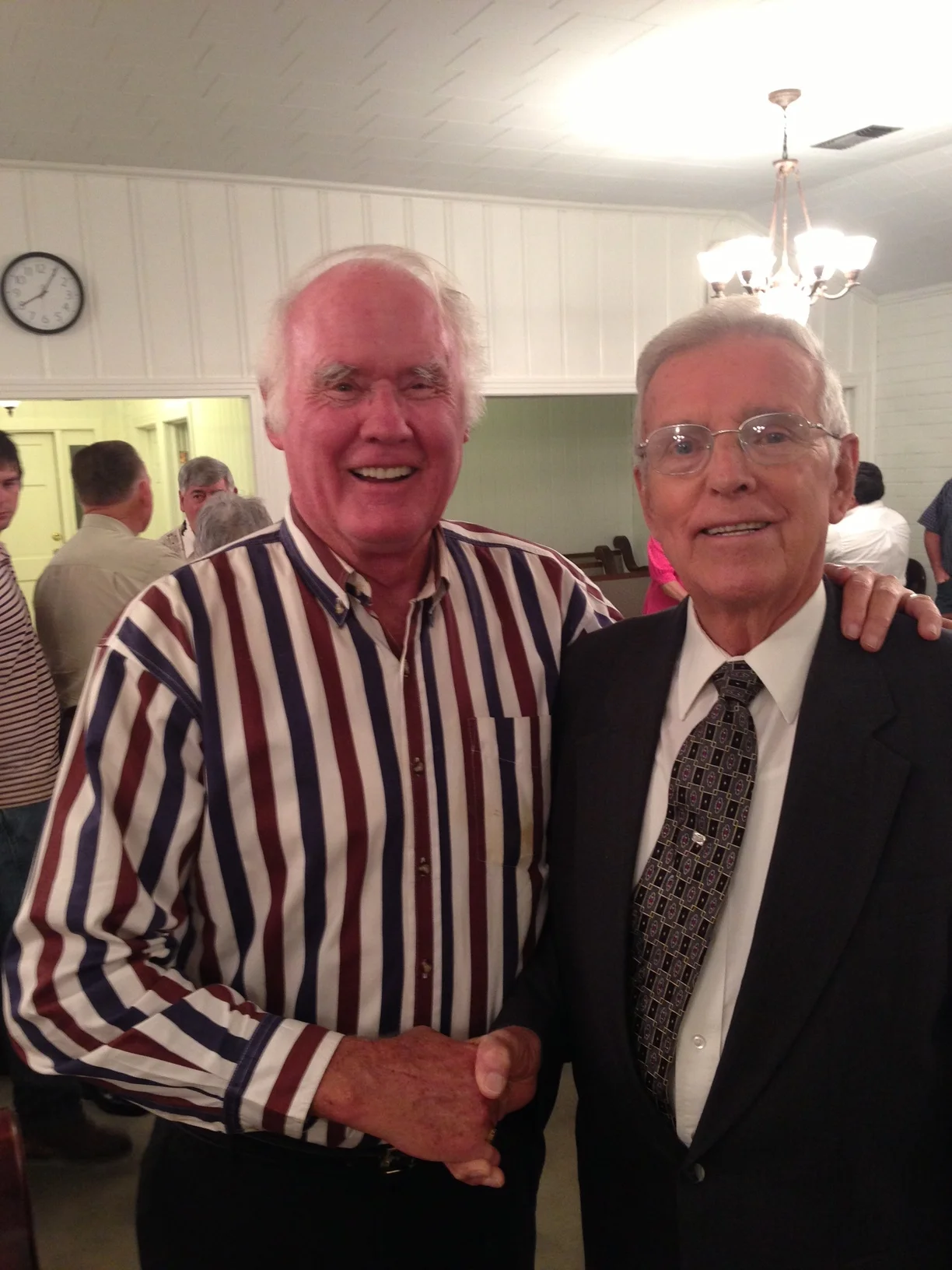 "What a thrill it was to be named the Honorary L2L Convention Director for 2014 and to attend the largest gathering of Christians in the Churches of Christ. I was so inspired to see these young people serving the Lord!" James Watkins, pictured with L2L Founder Dr. Jack Zorn