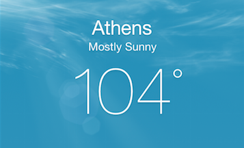 "But there's no humidity...it's a dry heat..."