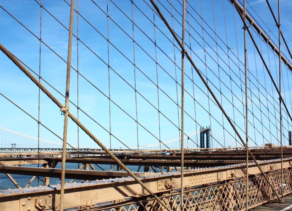 Manhattan Bridge From Brooklyn Bridge