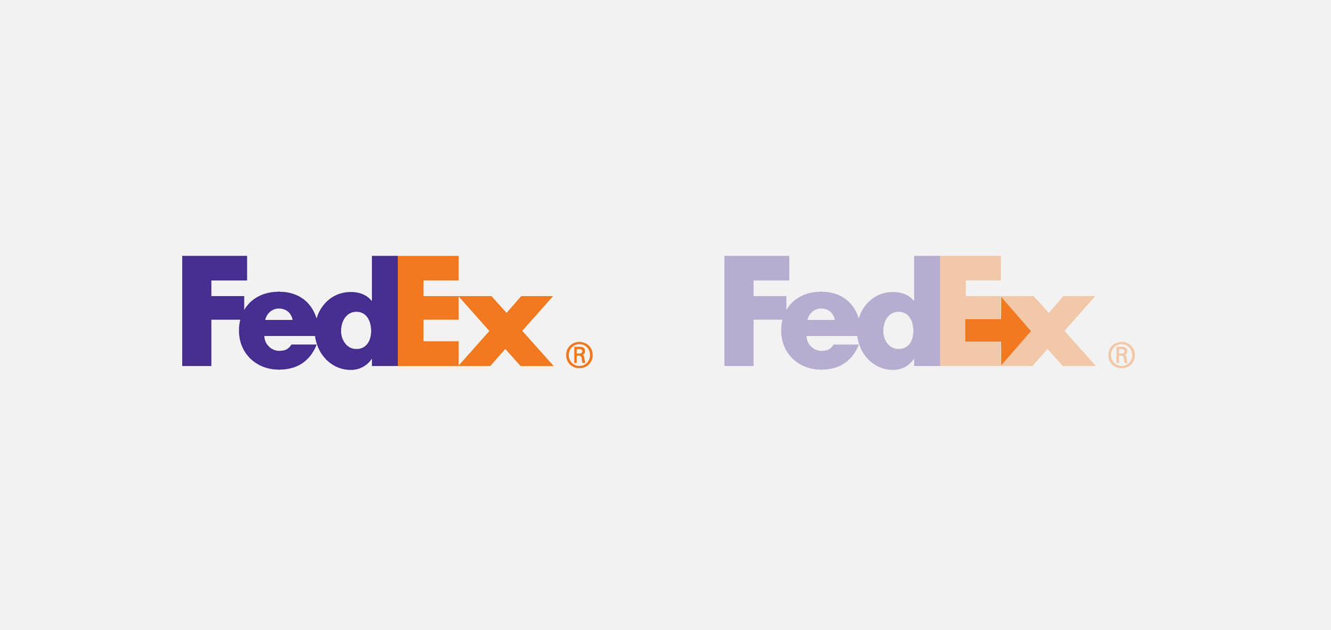 The Internationally recognised FedEx Logo