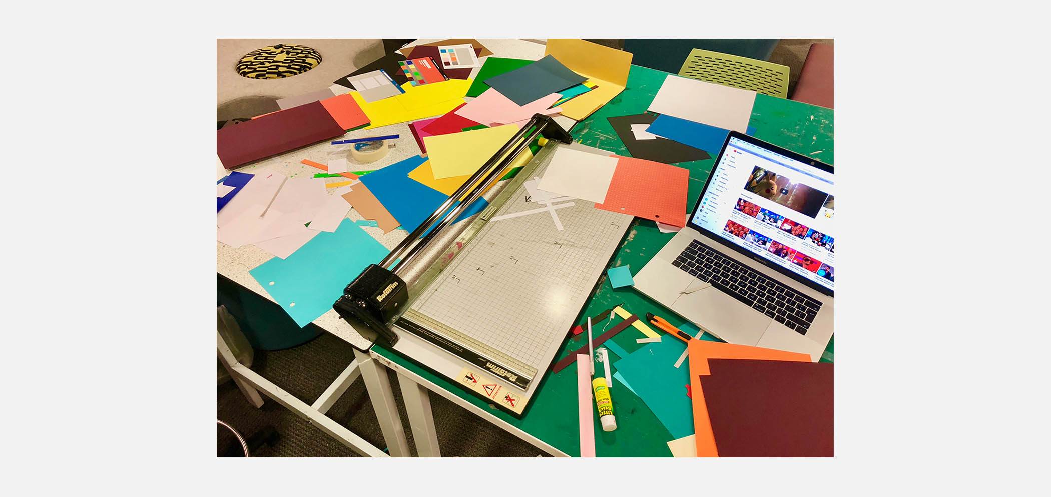 Having fun with paper and user interfaces.