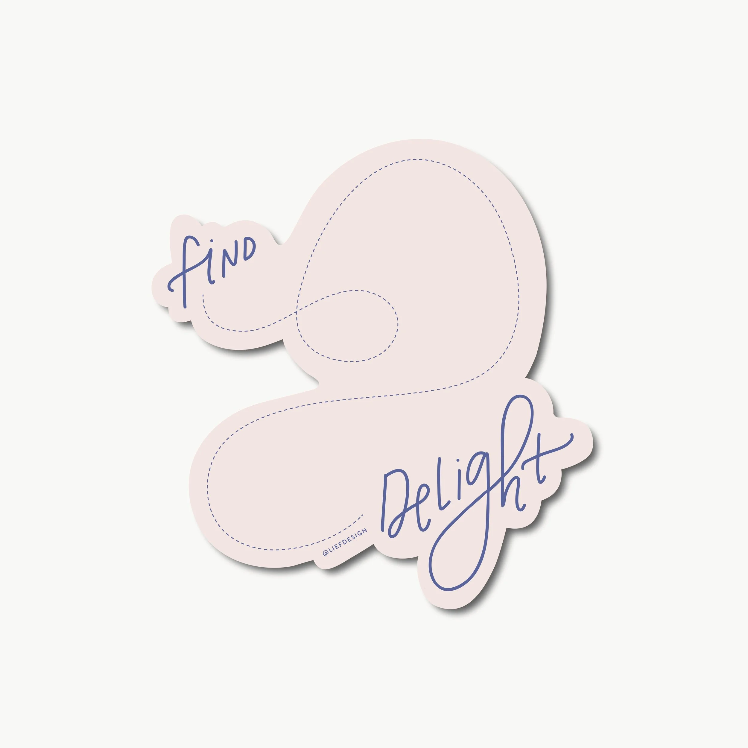 Find Delight Sticker