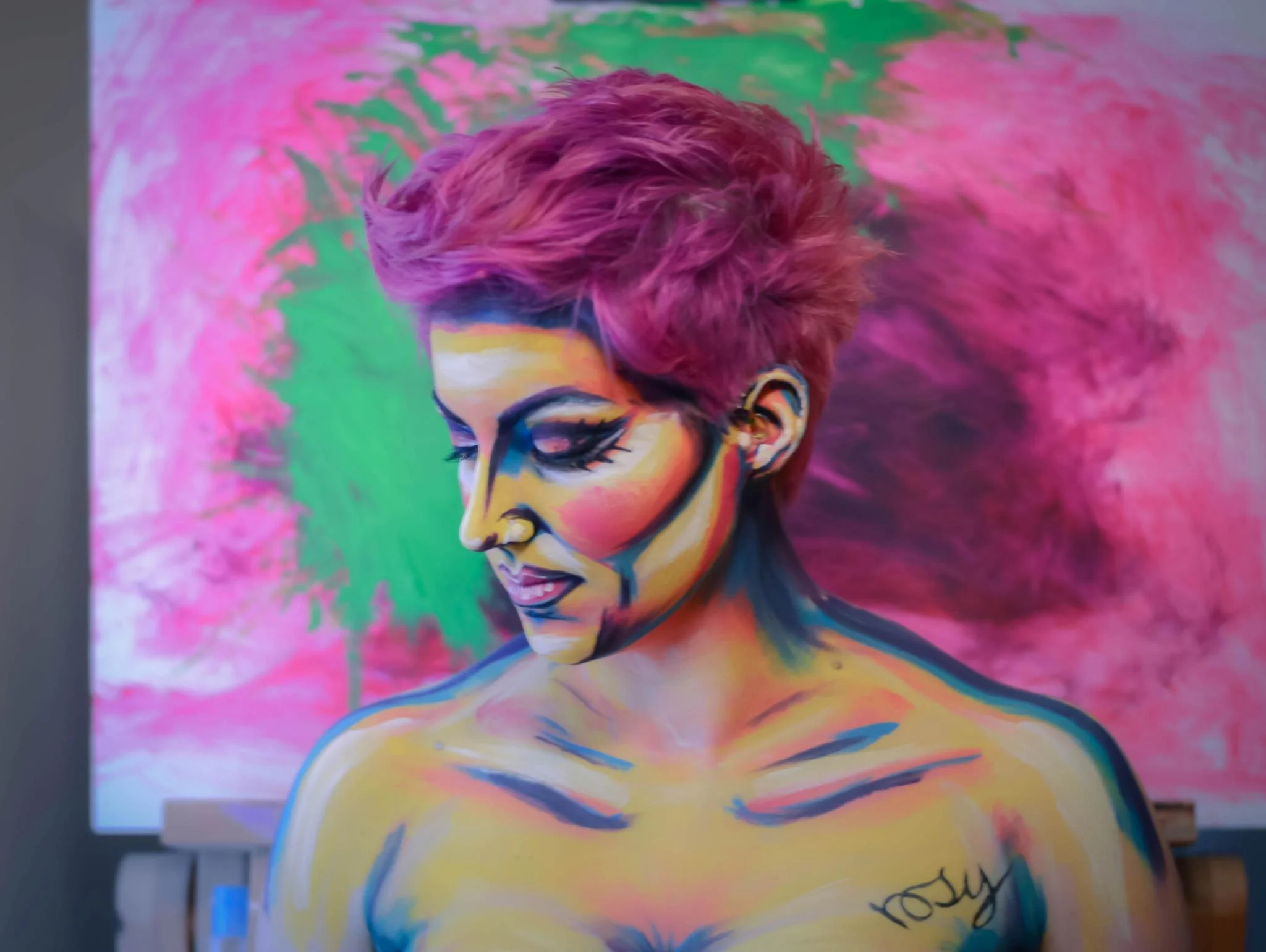 Self-portrait, Bodypaint- 2013