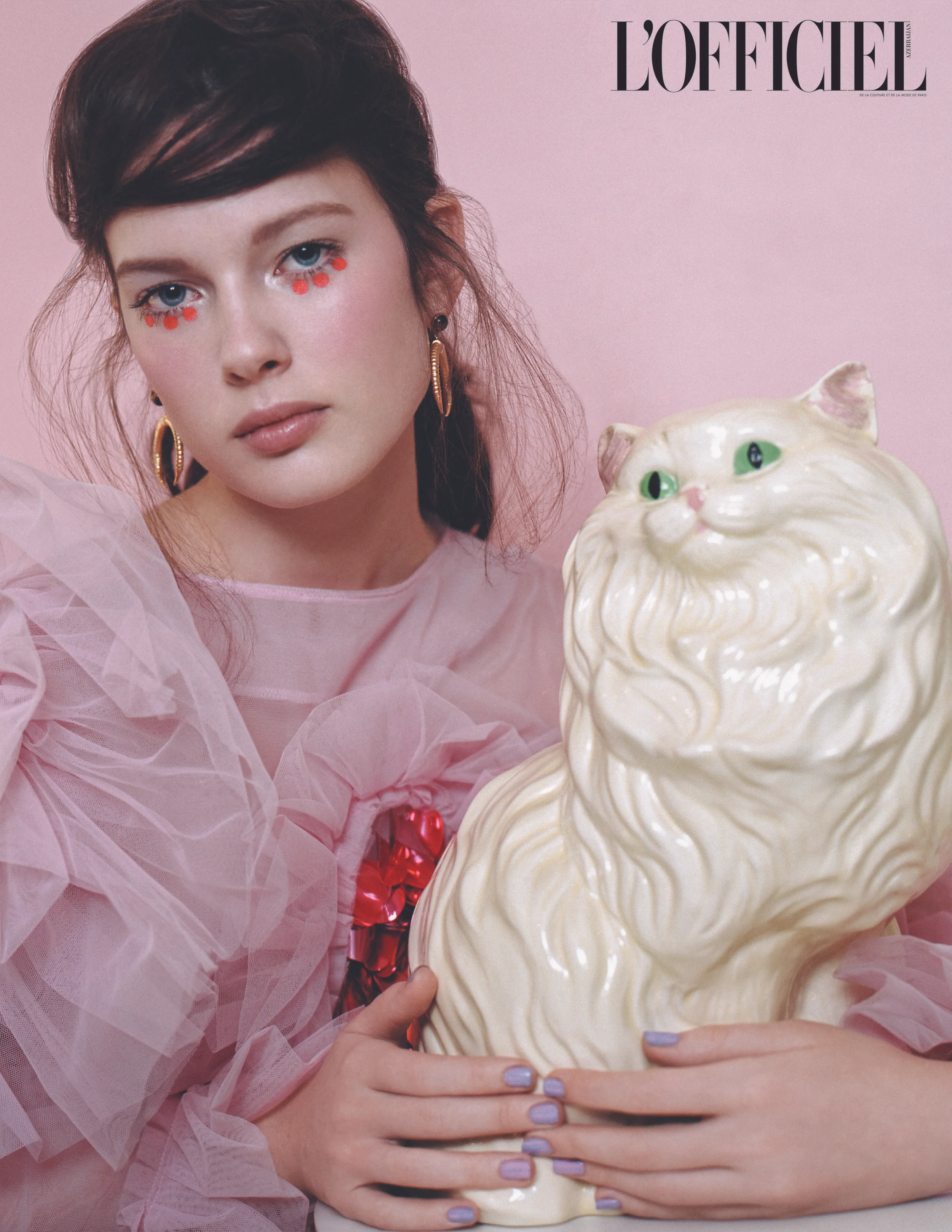 L'OFFICIEL AZERBAJAN | SEPTEMBER 2017 | IMPALA HORN EARRINGS