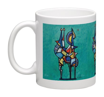 'Towers of Wisdom VI' - Coffee Mug