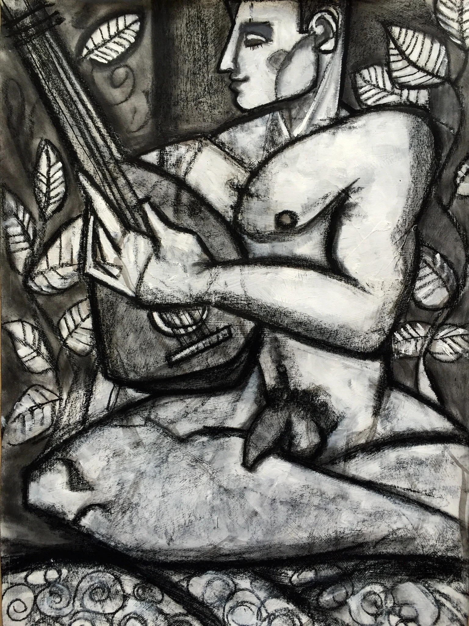 Young Man with Mandolin