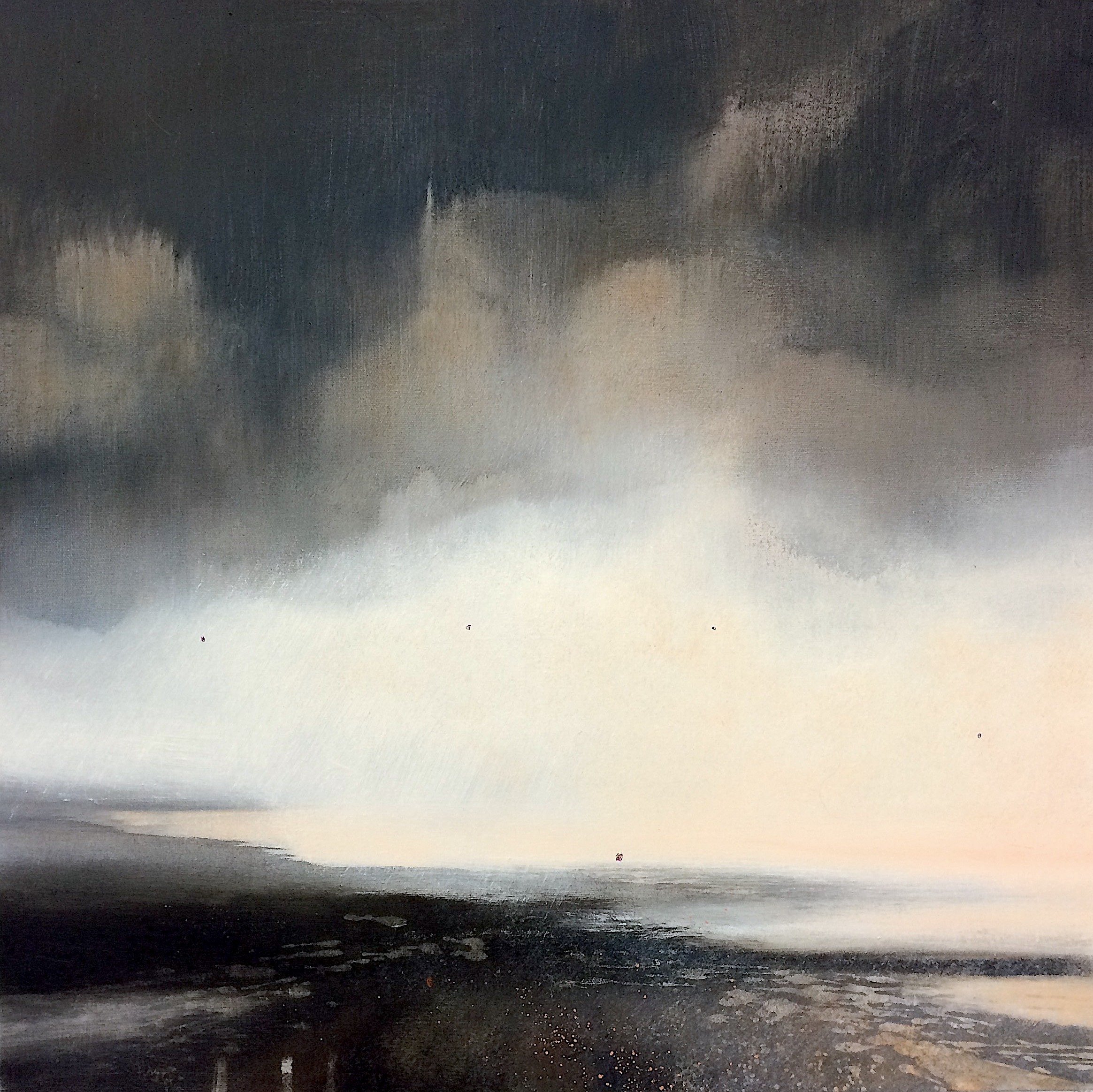 The lowering sky - 70x70cm