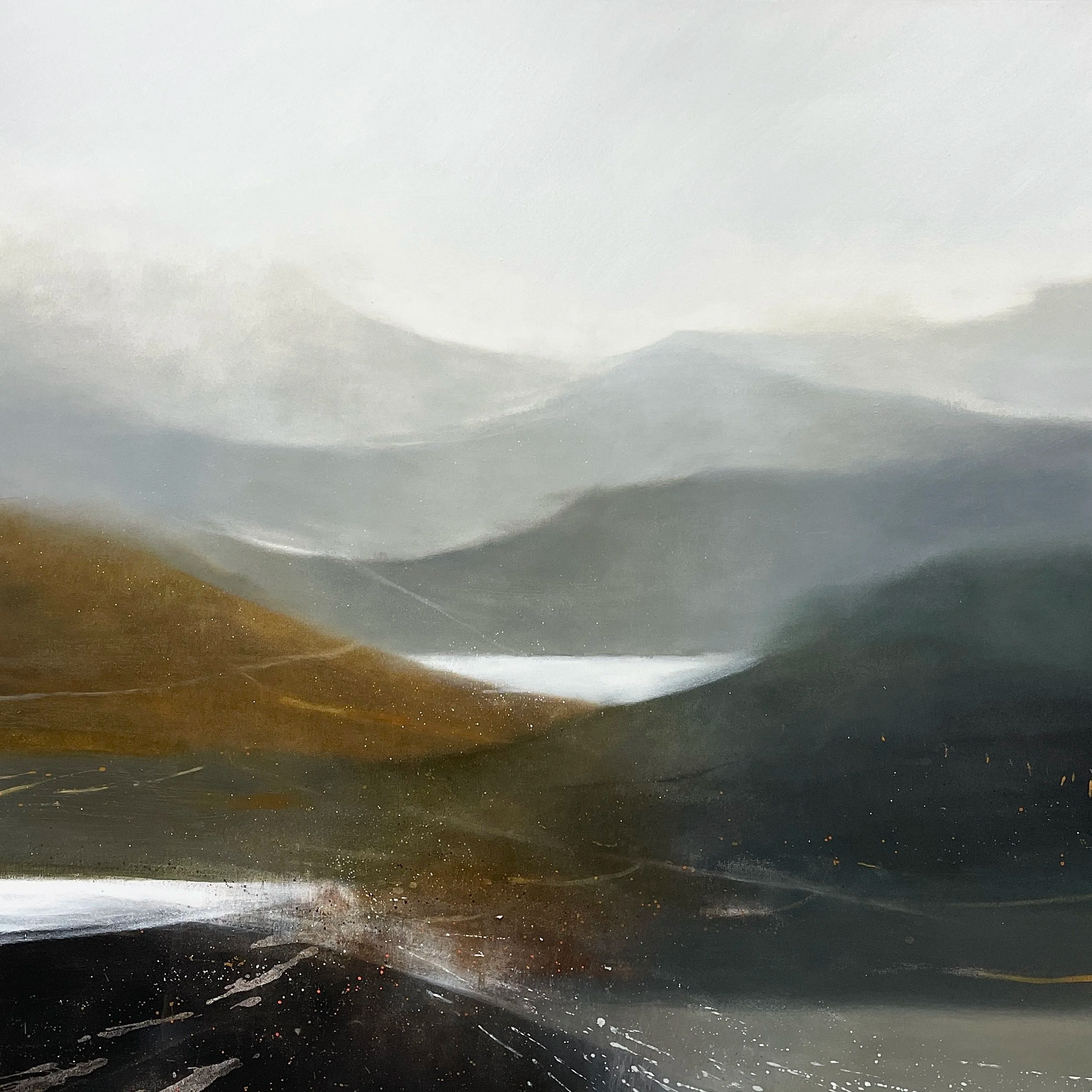  Towards the mountain  - 120x120cm  