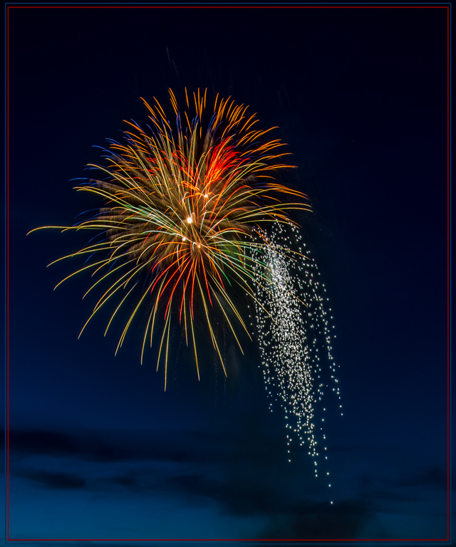 Fireworks Shower,James Gamble,Houston Photochrome Club,2nd HM,Color Projected