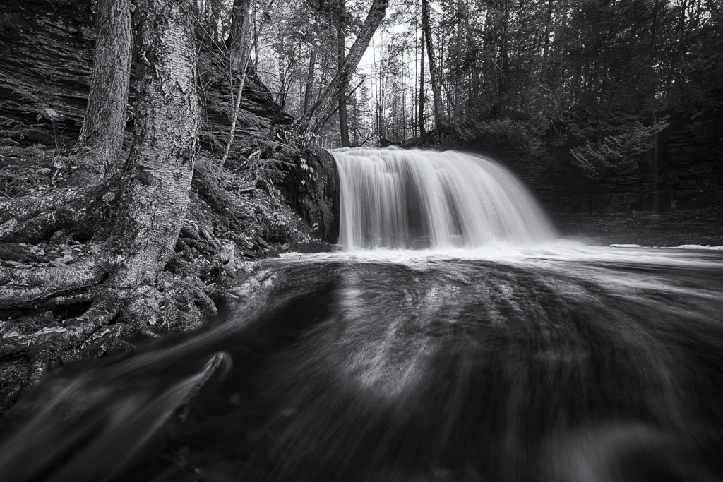 Rock River Falls,Vic Prislipsky,National Park Photography Club,3rd Place,Mono Projected