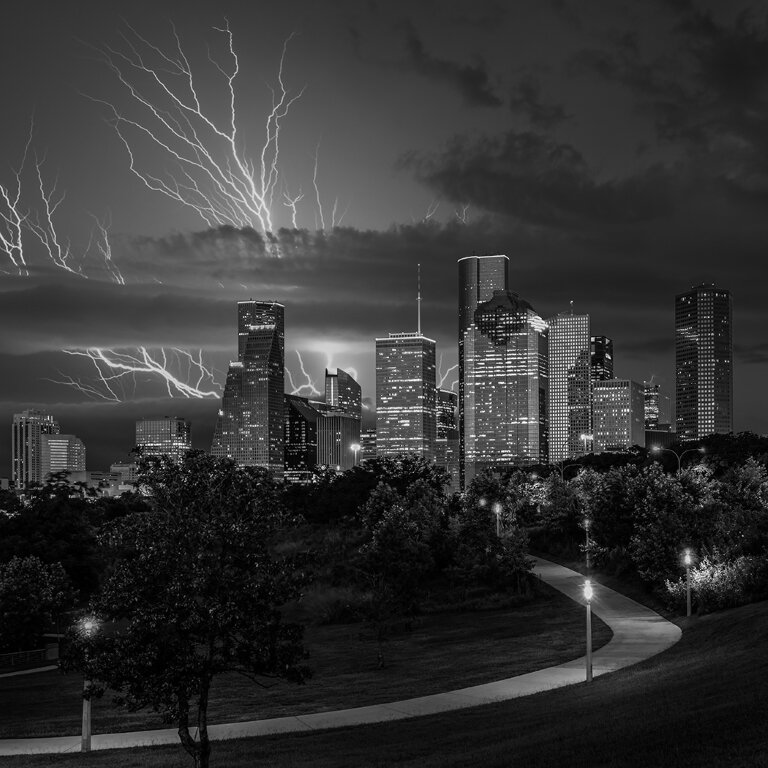  Houston Summer Storm, Stephen Mayeux, Houston Photochrome Club, First Place 