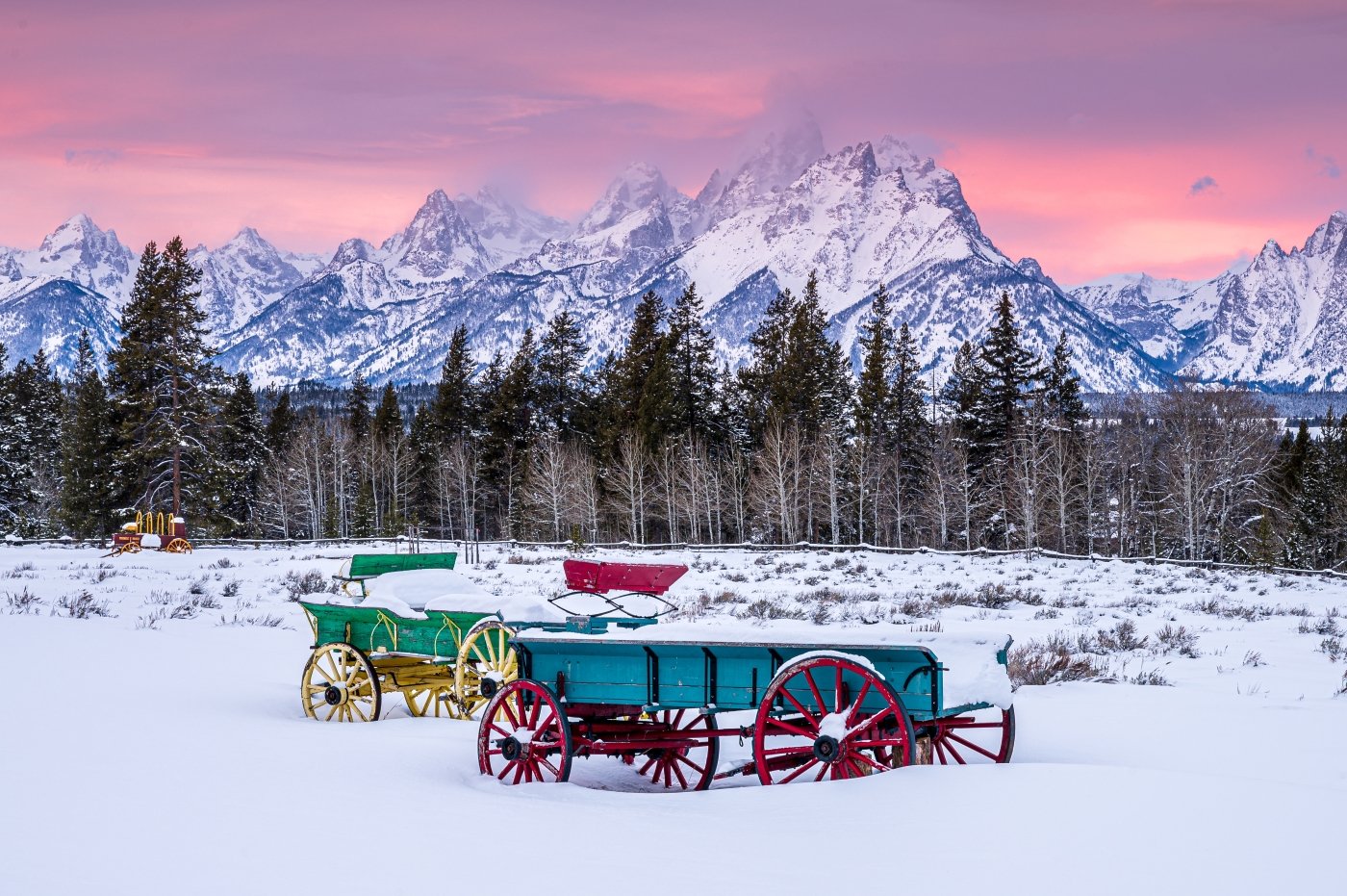 Sunrise in the Tetons,	Kris Smith, Lafayette Photographic Society,2 HM