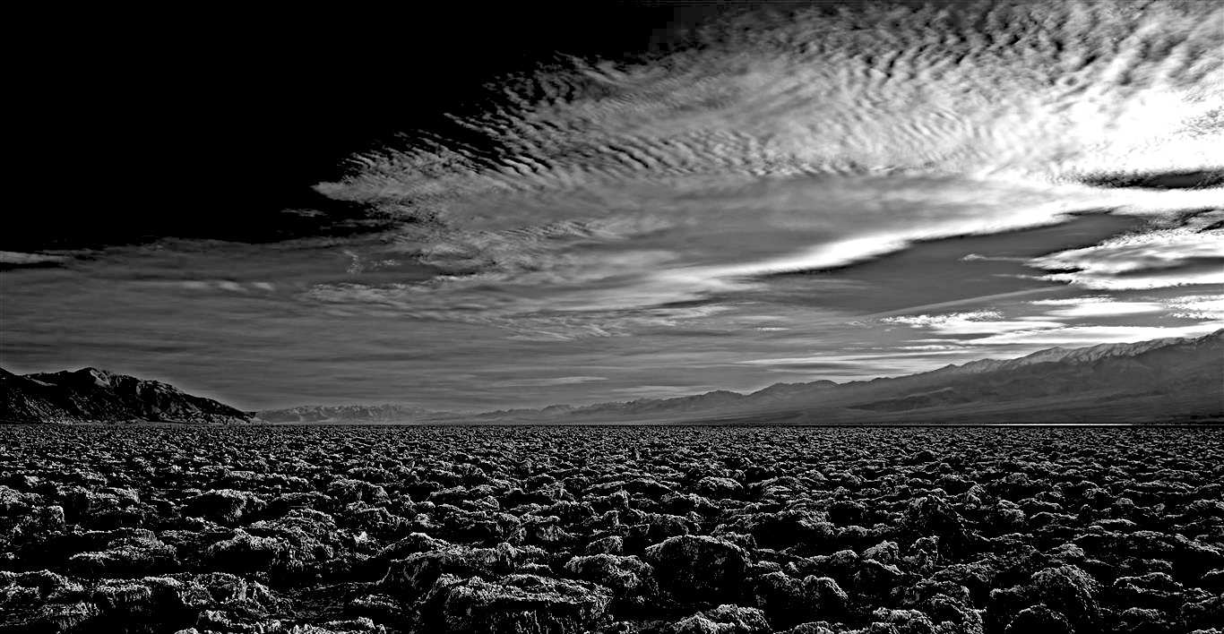 Sunset Over the Devil's Golf Course in Death Valley, Ron Marabito, Heard Nature Photography Club, 3rd Place