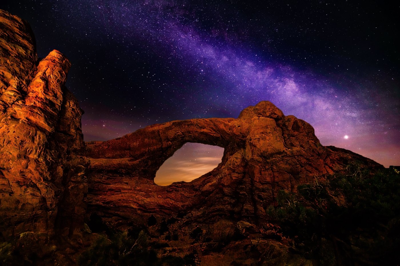 Milky Way Arches, South Window,	John Miguez, Lafayette Photographic Society, 3rd Place