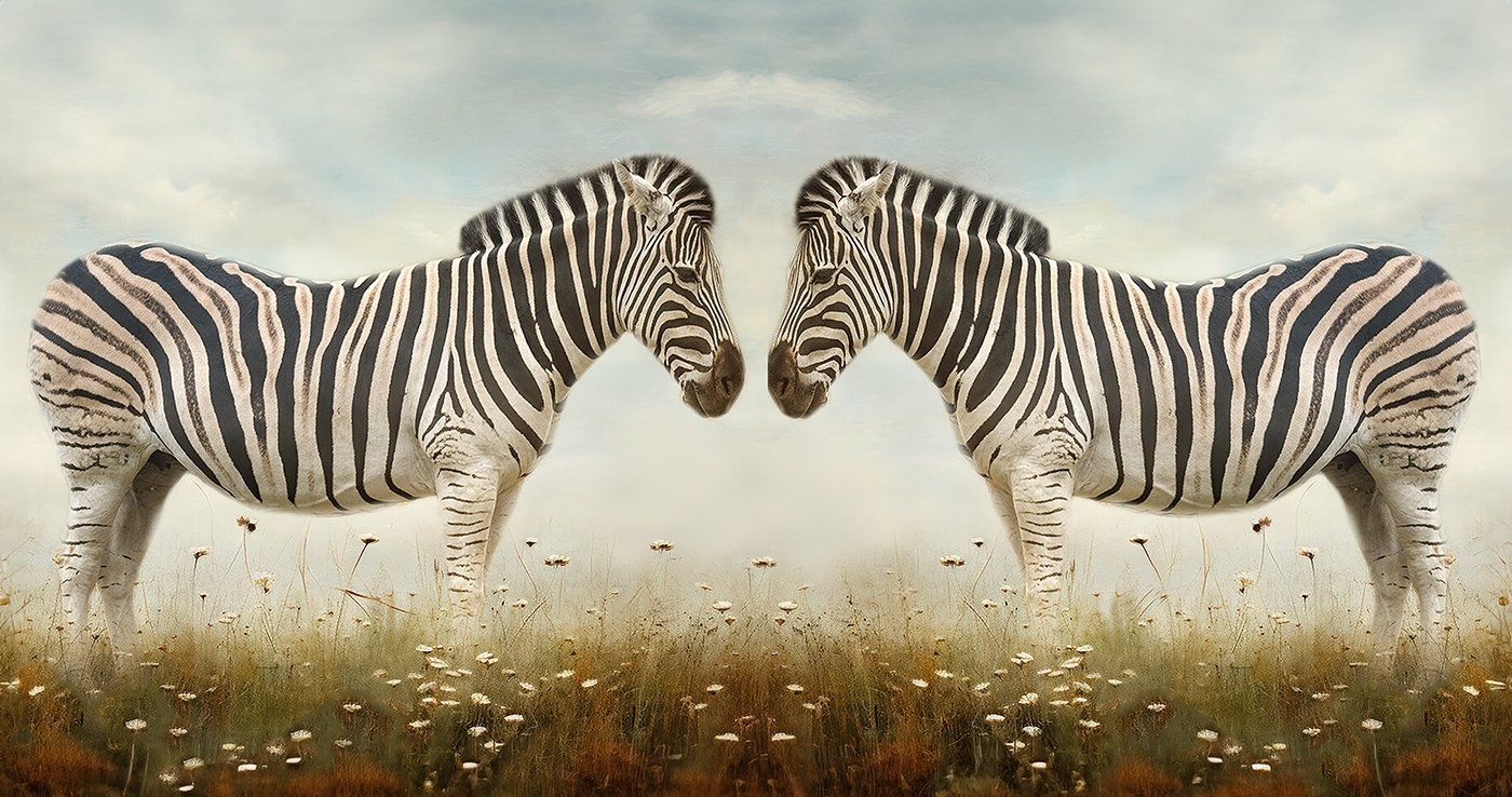 Zebra Meeting,	Marilyn	Holloway, Houston Camera Club, 3rd Place