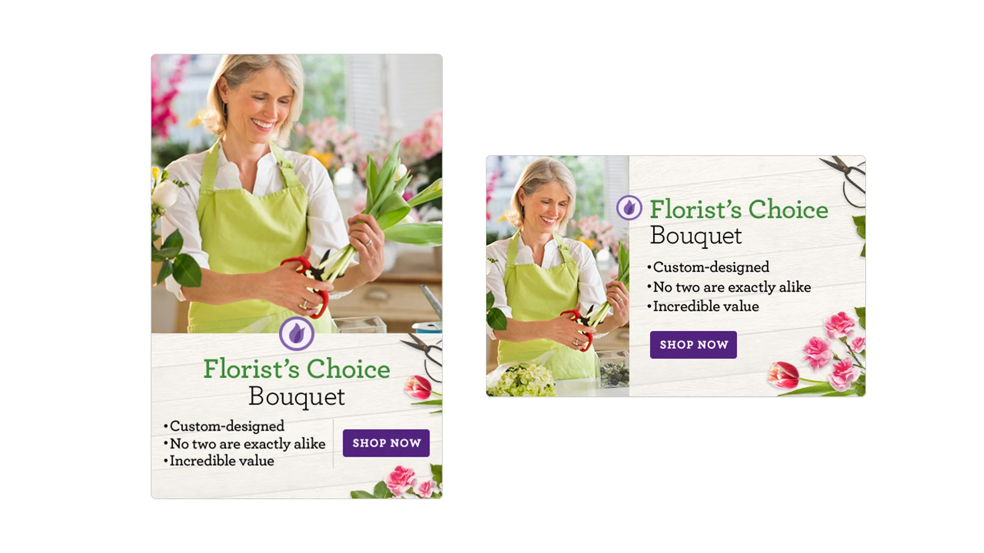 More examples of banner work, this time incorporating lifestyle photography.