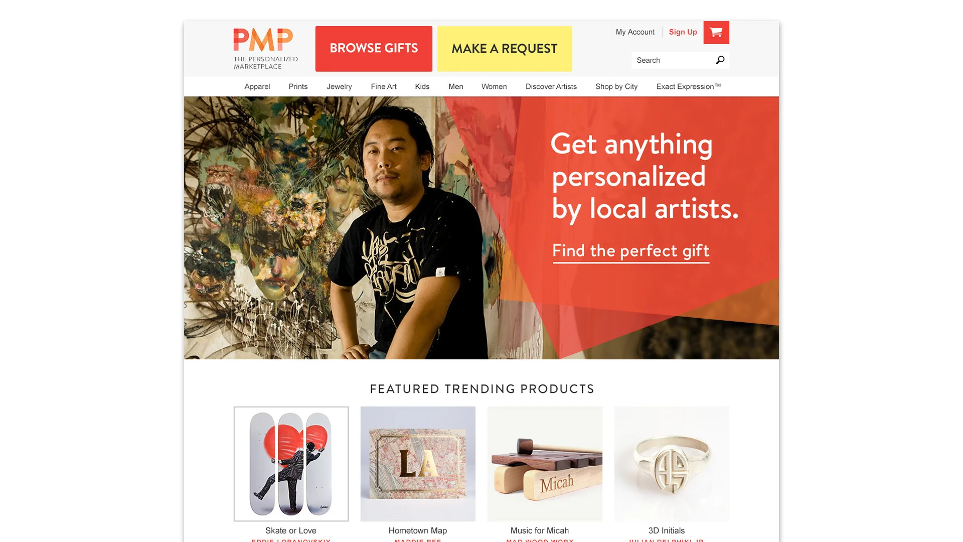 A fictional company and site created to pitch how 1-800-Flowers could enter the personalization marketspace.