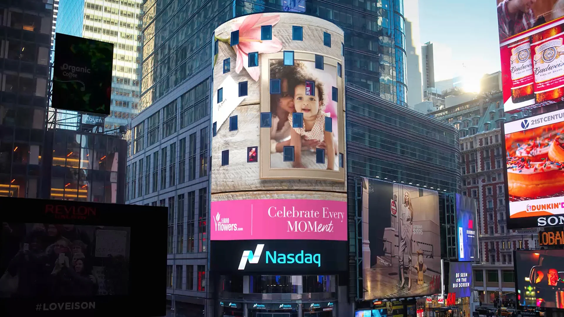 This just illustrates how I've learned to adapt video content to fit different form factors, this case being the NASDAQ tower.