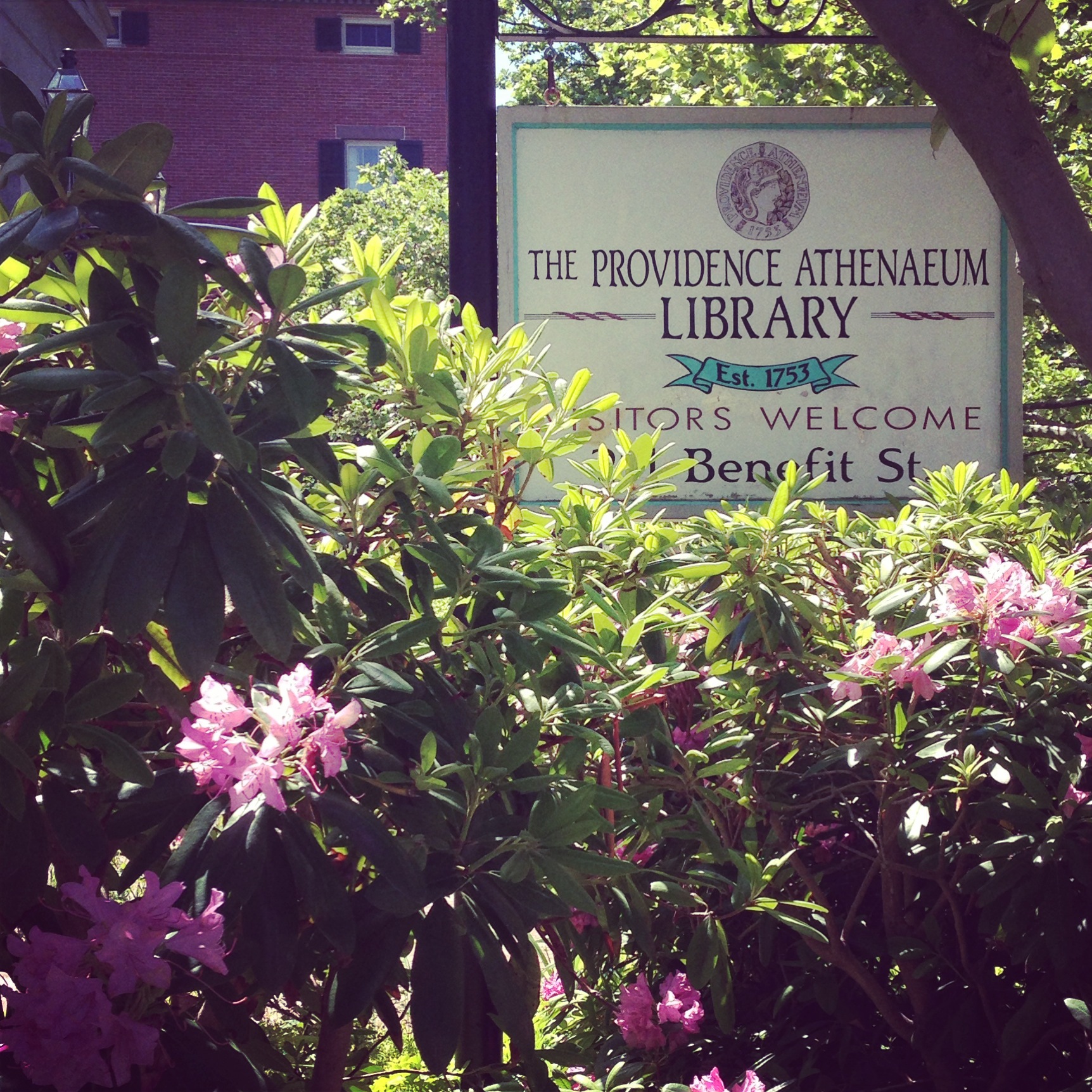The Athenaeum Library in Providence, Rhode Island