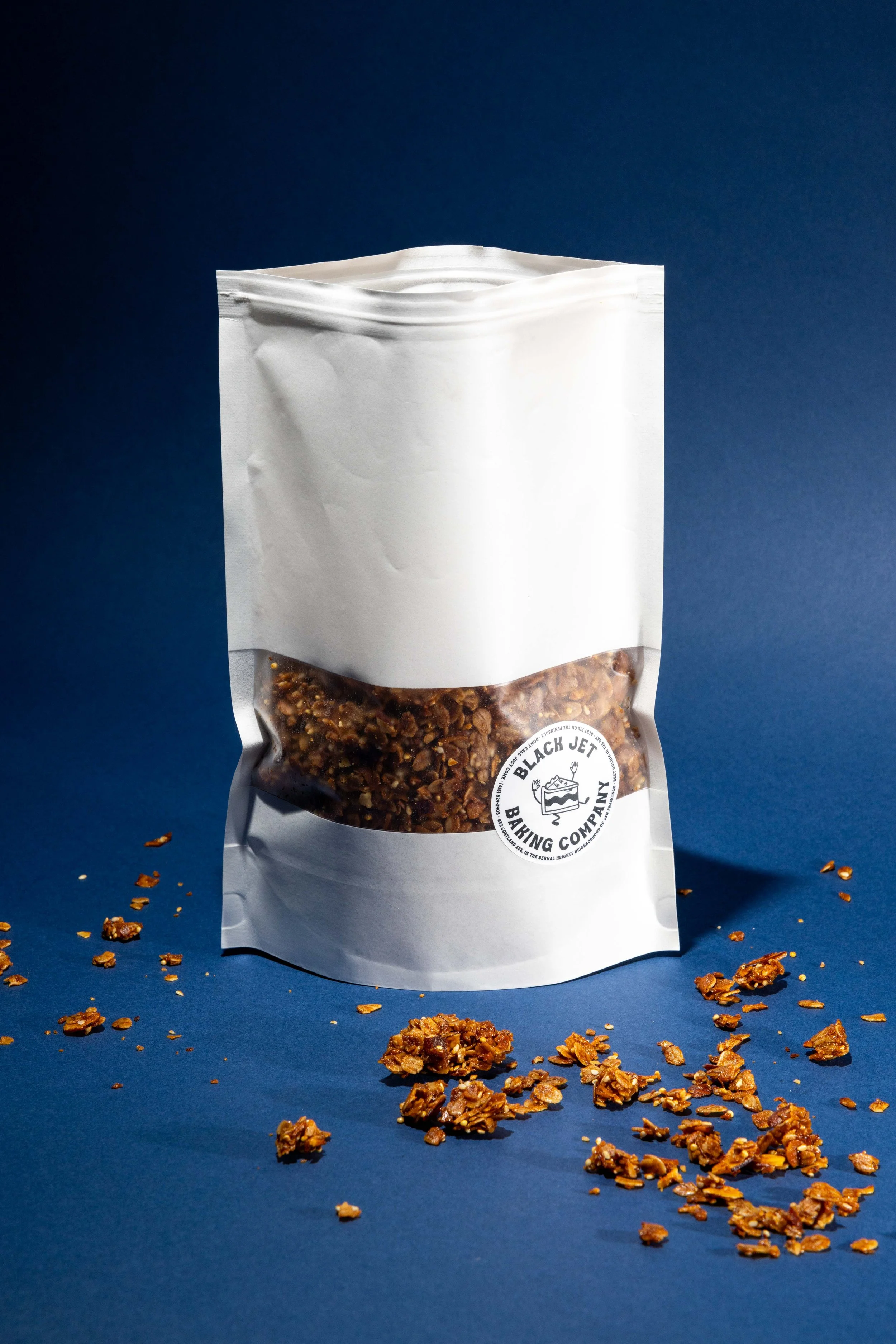  Black Jet Baking Company’s “My Friend Max’s Granola” in San Francisco on Friday, December 13, 2024. (Amanda Andrade-Rhoades/The San Francisco Standard) 