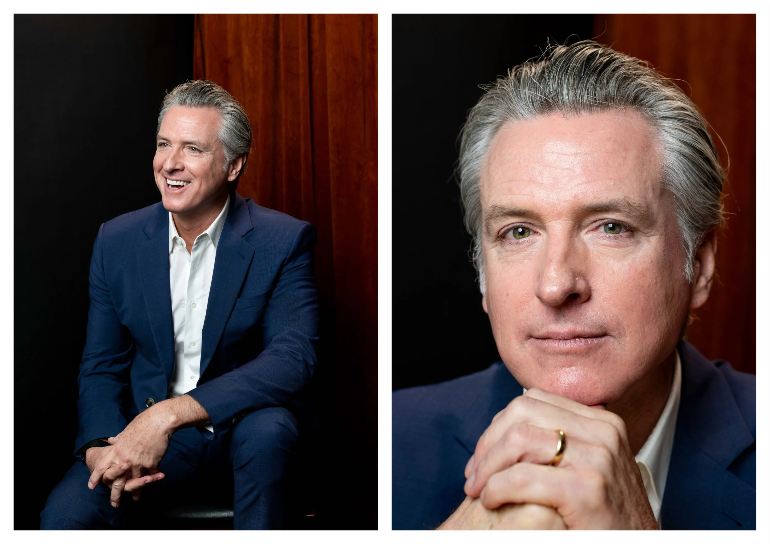  California Governor Gavin Newsom poses for a portrait at the San Francisco Standard’s headquarters on December 17, 2025. (Amanda Andrade-Rhoades/The San Francisco Standard) 