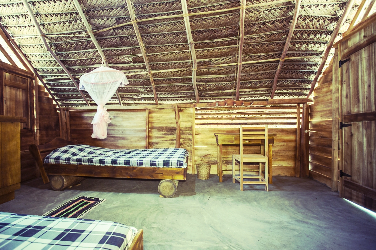 Standard shared wooden cabana