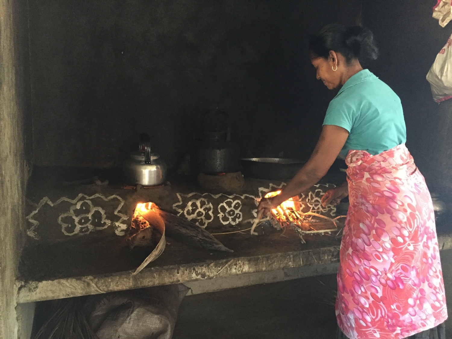 Home made Rice and curry in Kalpitiya