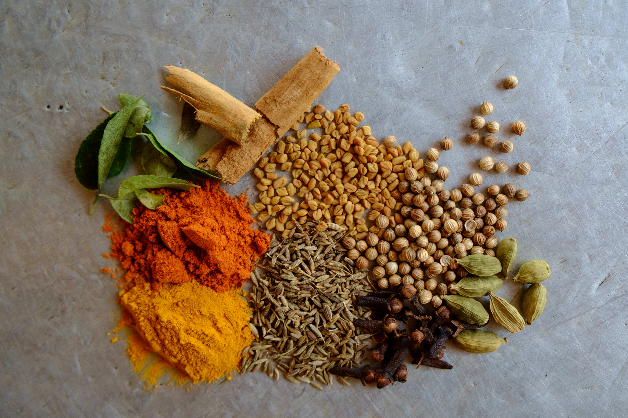 Ingredients for a good curry