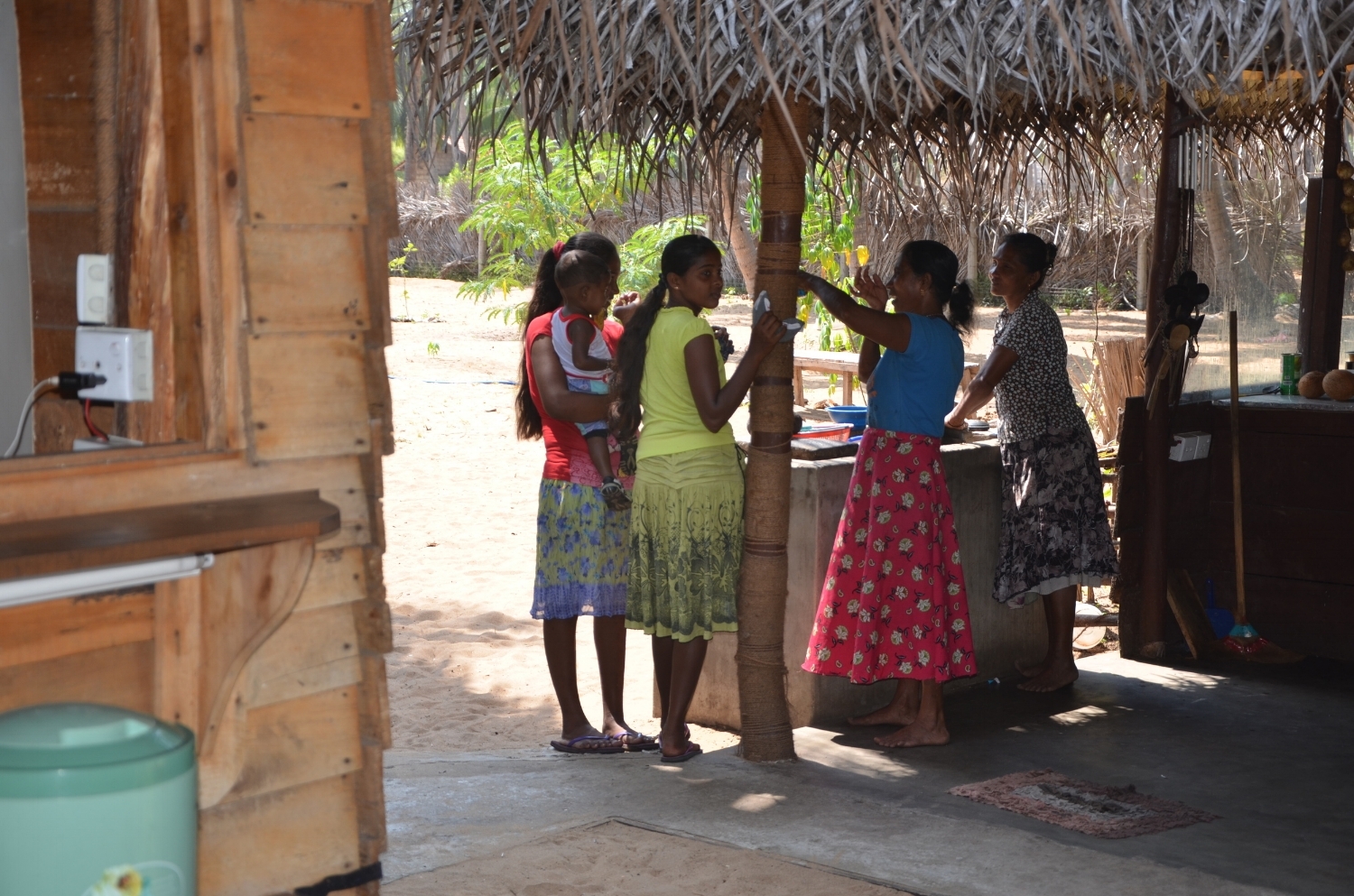 Colorful local ladies