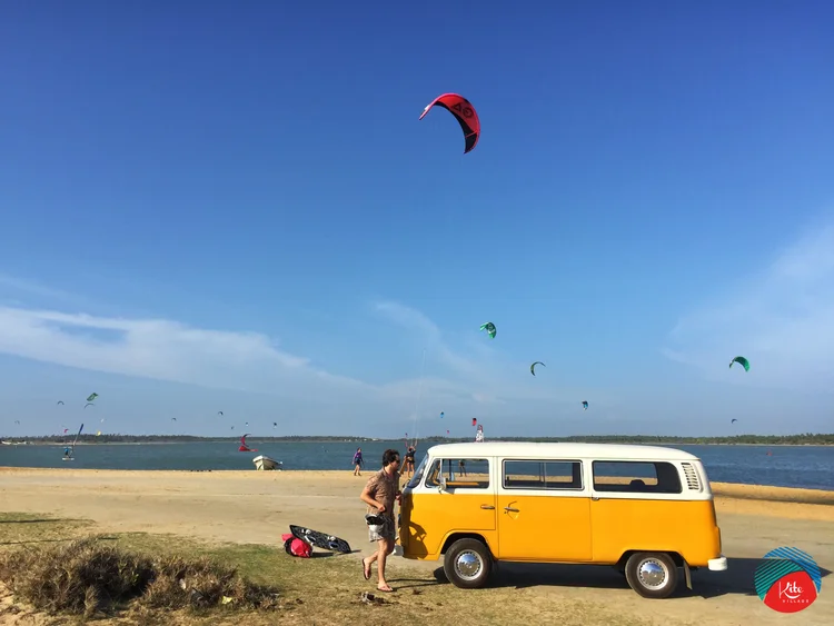 Our old VW camper van, part of the Ruuk Village fleet in Sri Lanka