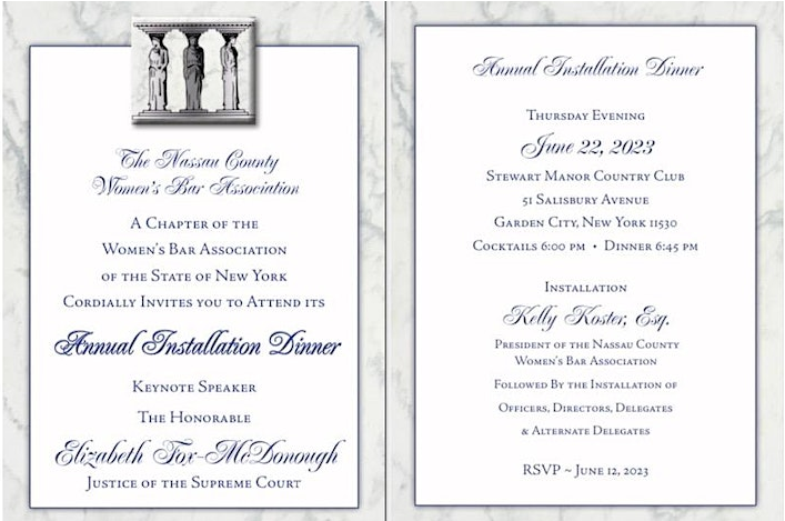 2023 Annual Installation Dinner